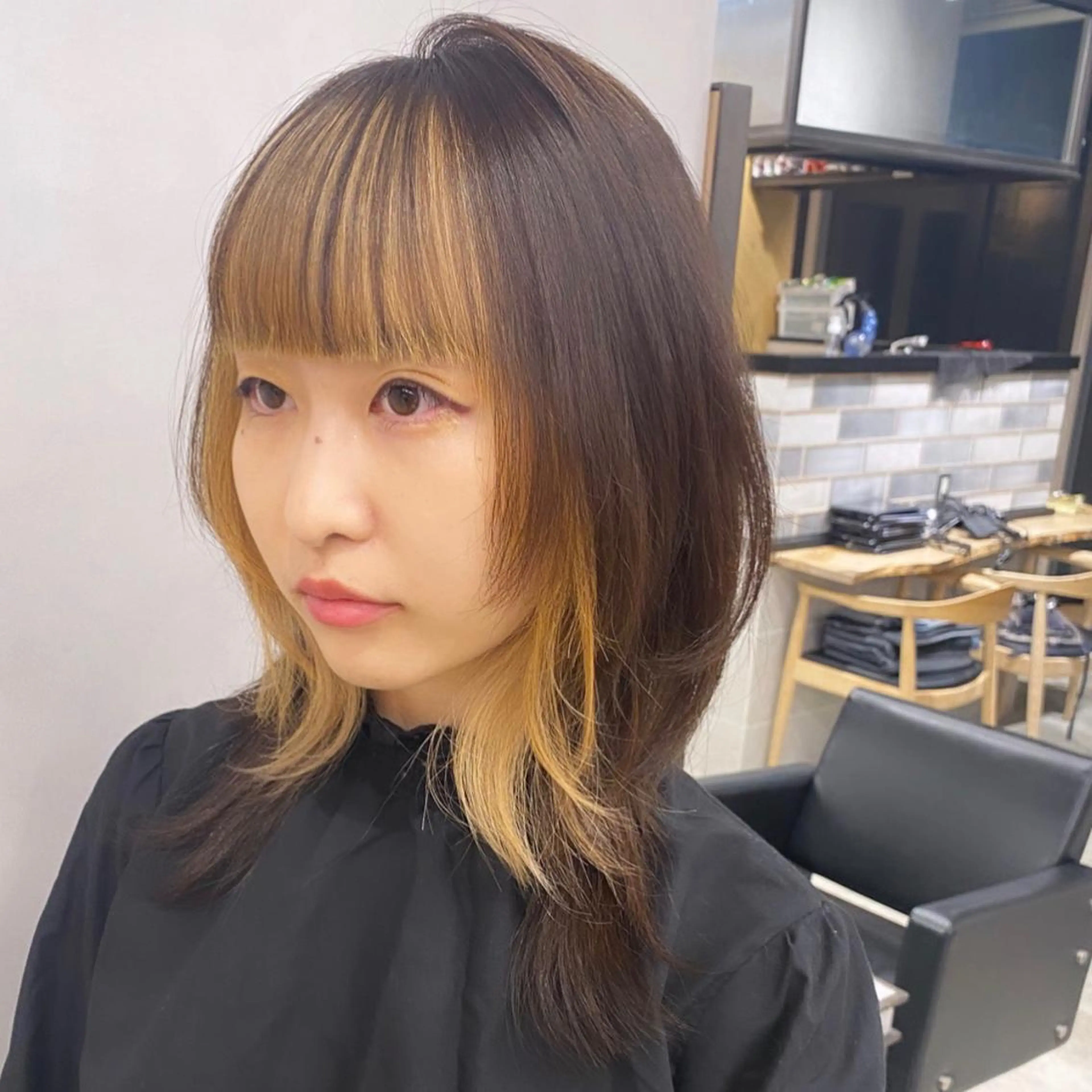 ミディアム カラー カラー系/カット特化 🟠オオタキマサシのヘアスタイル