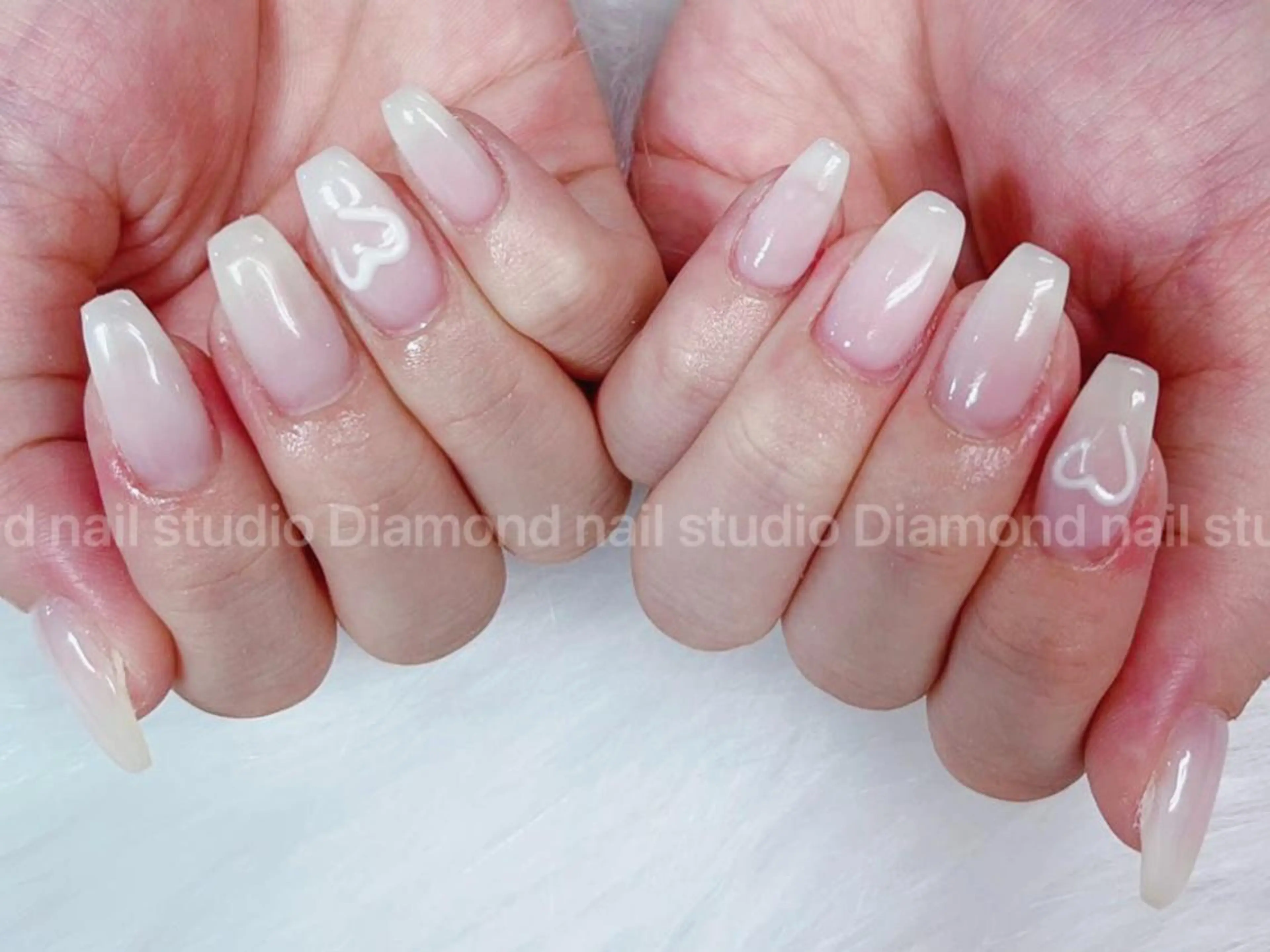 ネイル ワンカラーネイル DIAMOND Nail🍒のネイルデザイン
