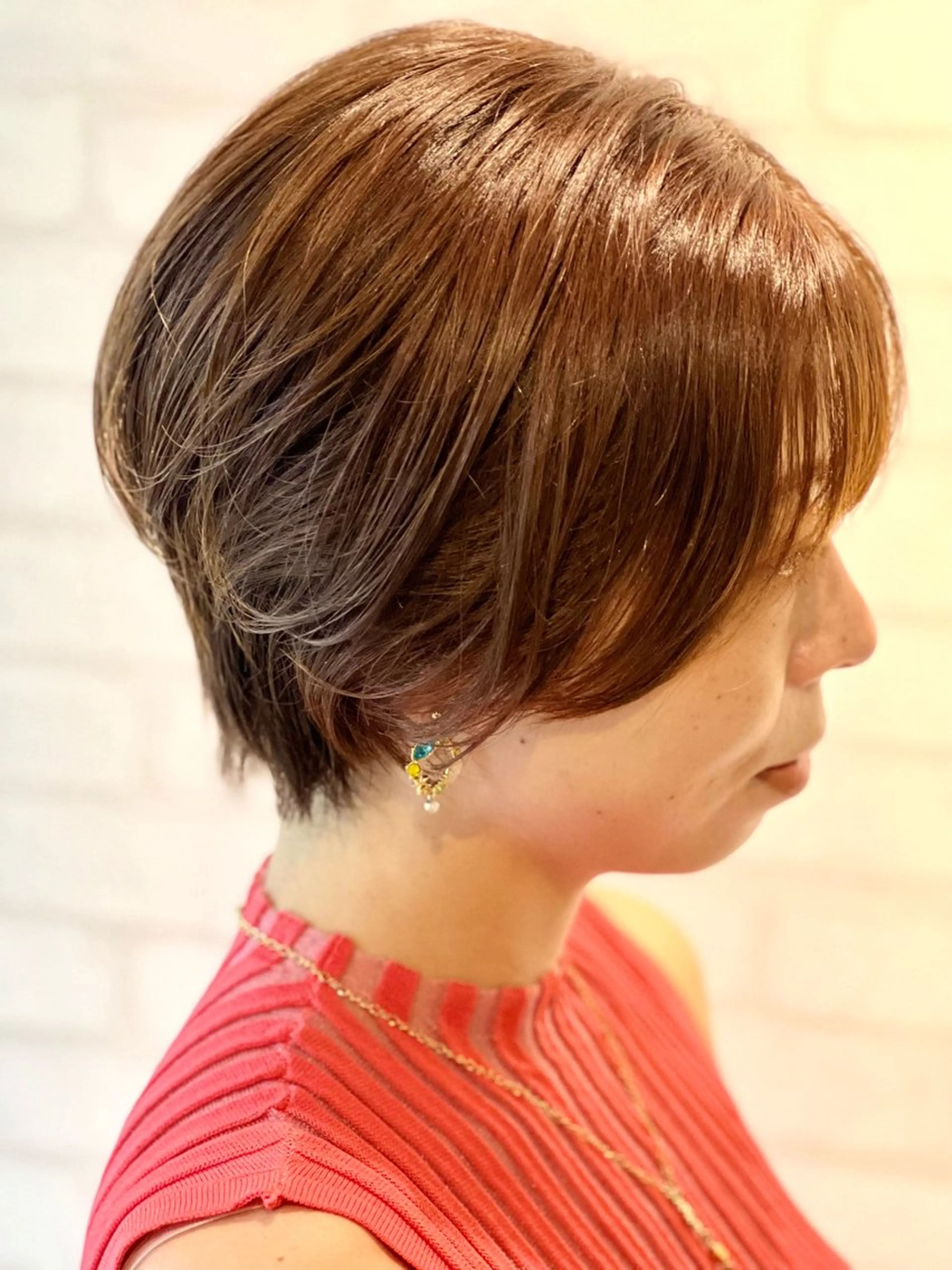 ショート カラー カット ヘアカラー トリートメント Realme  京都四条烏丸ドゥエby  yk所属・小塚 耀介✂︎ ショートボブ特化のヘアスタイル