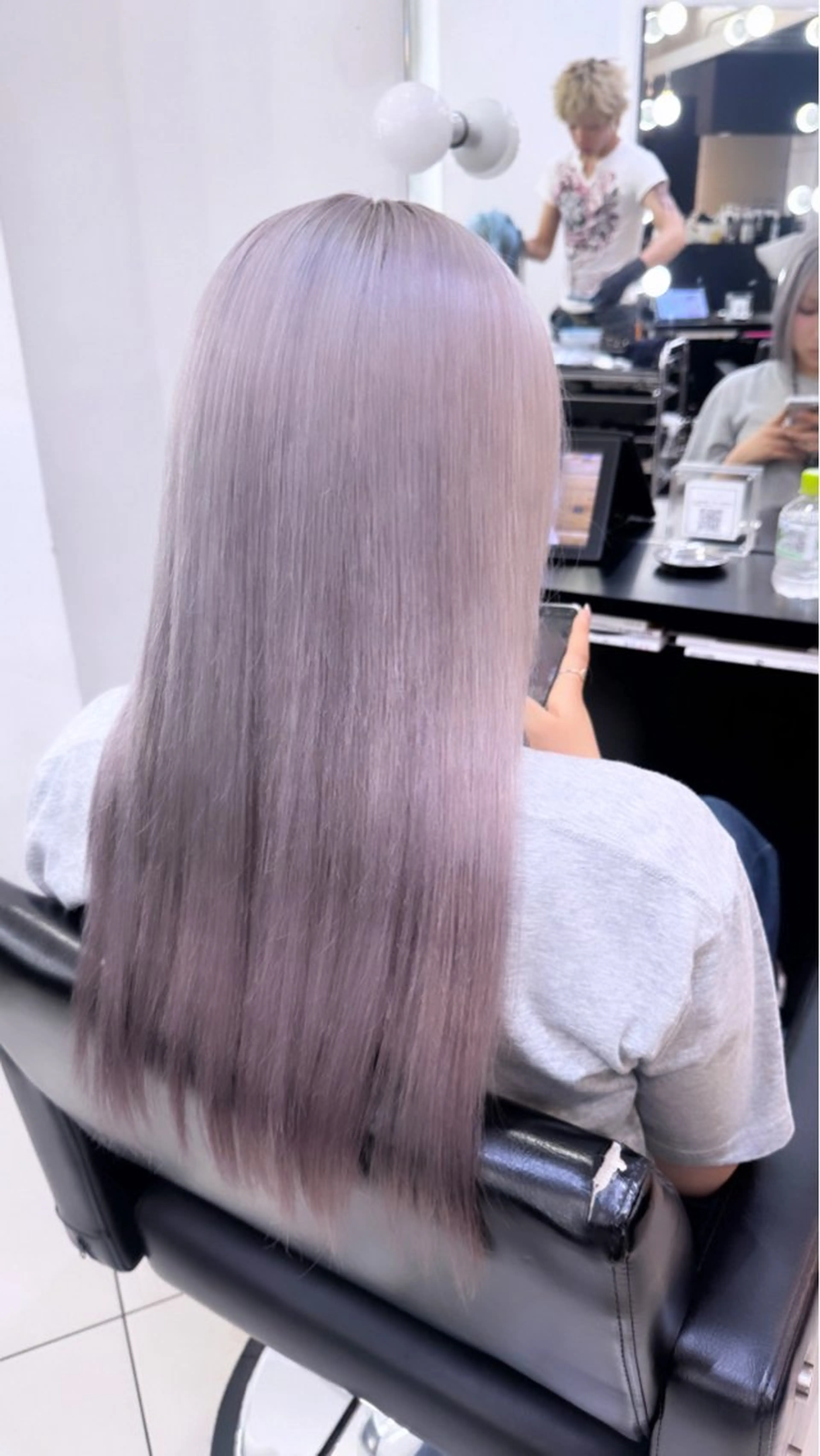 ロング カラー ラベンダーカラー minto/ 似合わせ/ハイトーンのヘアスタイル