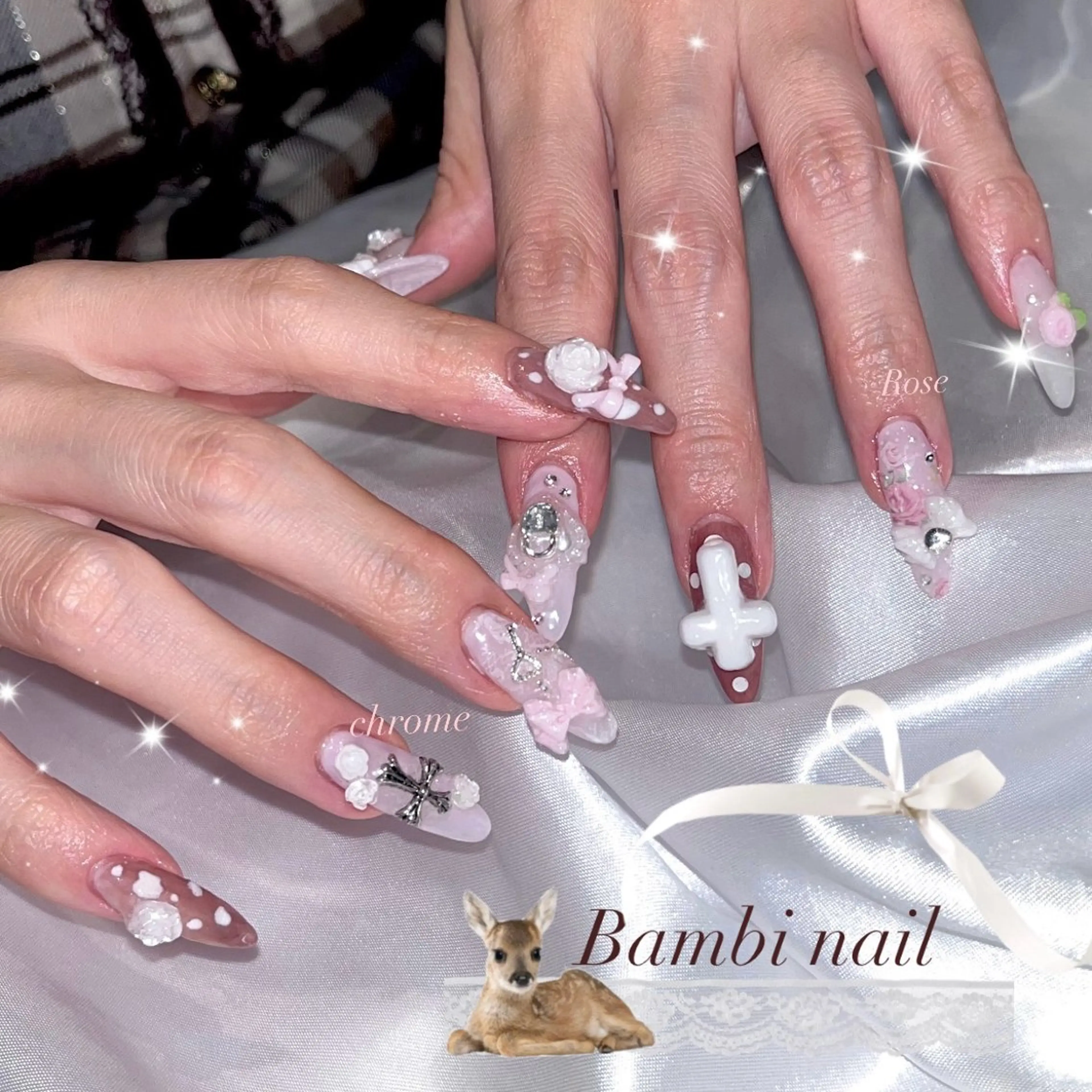 パラジェル使用🍓ワンカラー・ラメグラ【デザインネイル】オフありの写真