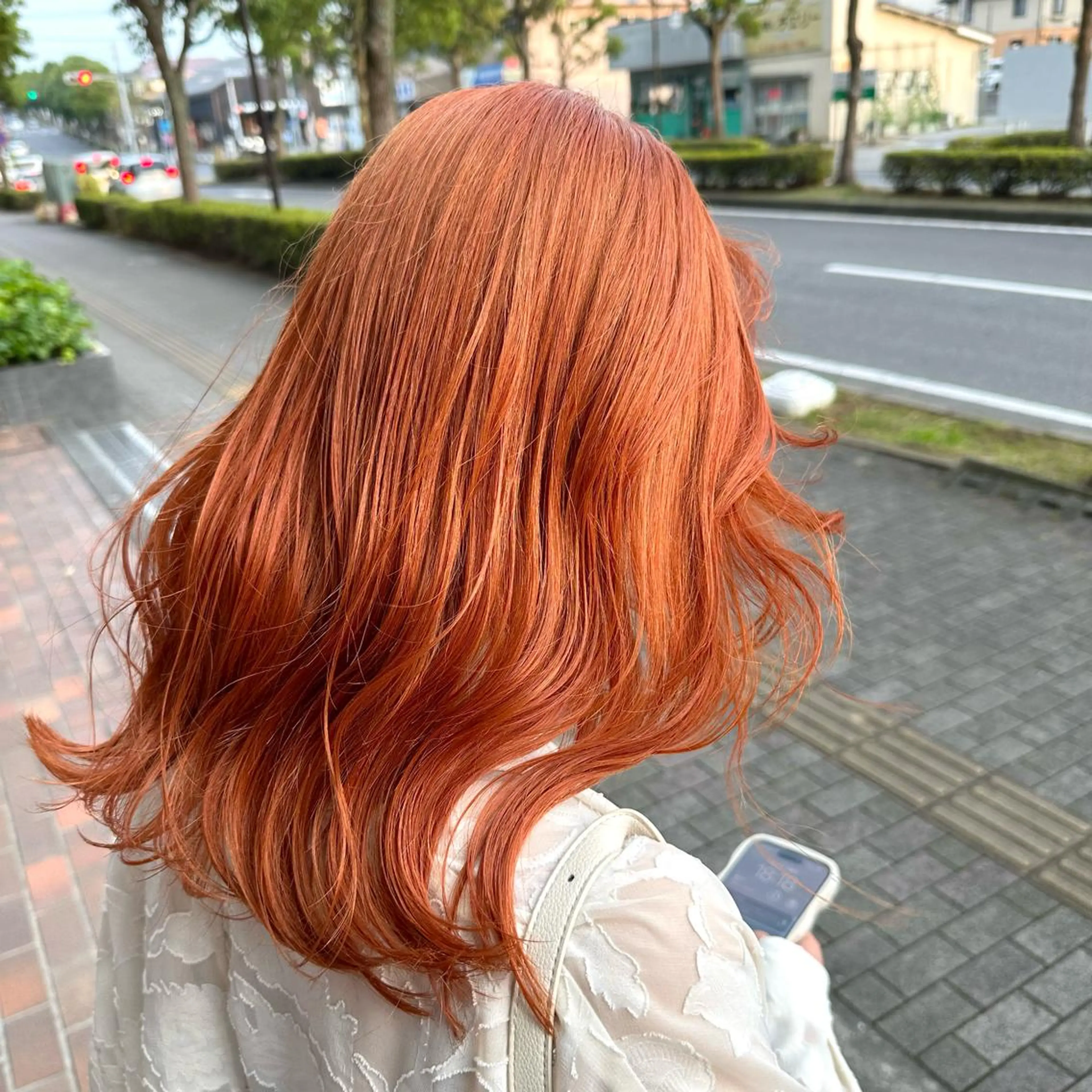 前髪カット+ダブルカラー+2stepトリートメントの写真