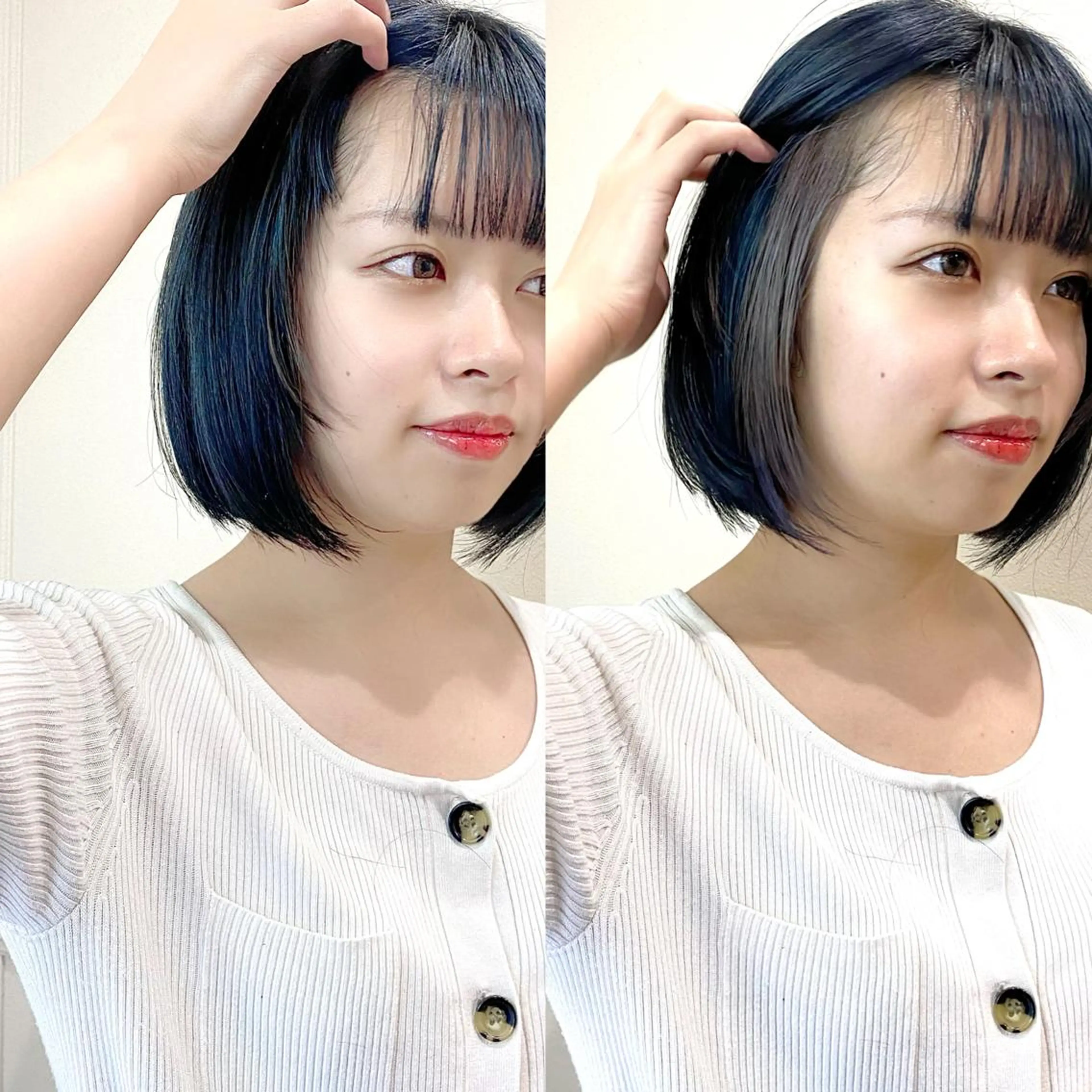 カラー 艶 ケアブリーチ 🎀🩵RISAのヘアスタイル