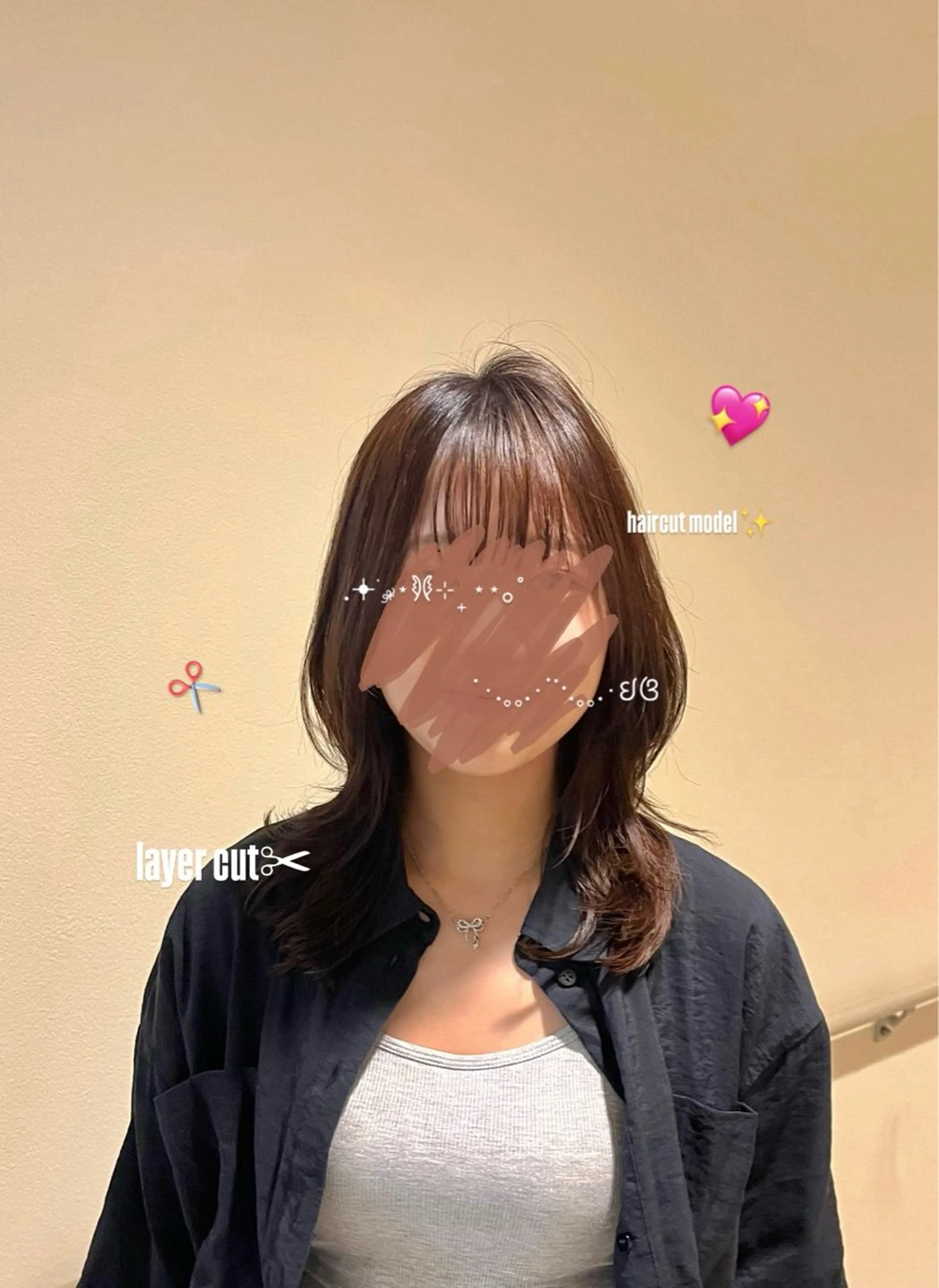 ロング 🎀みさき🎀 韓国レイヤー/ボブのヘアスタイル