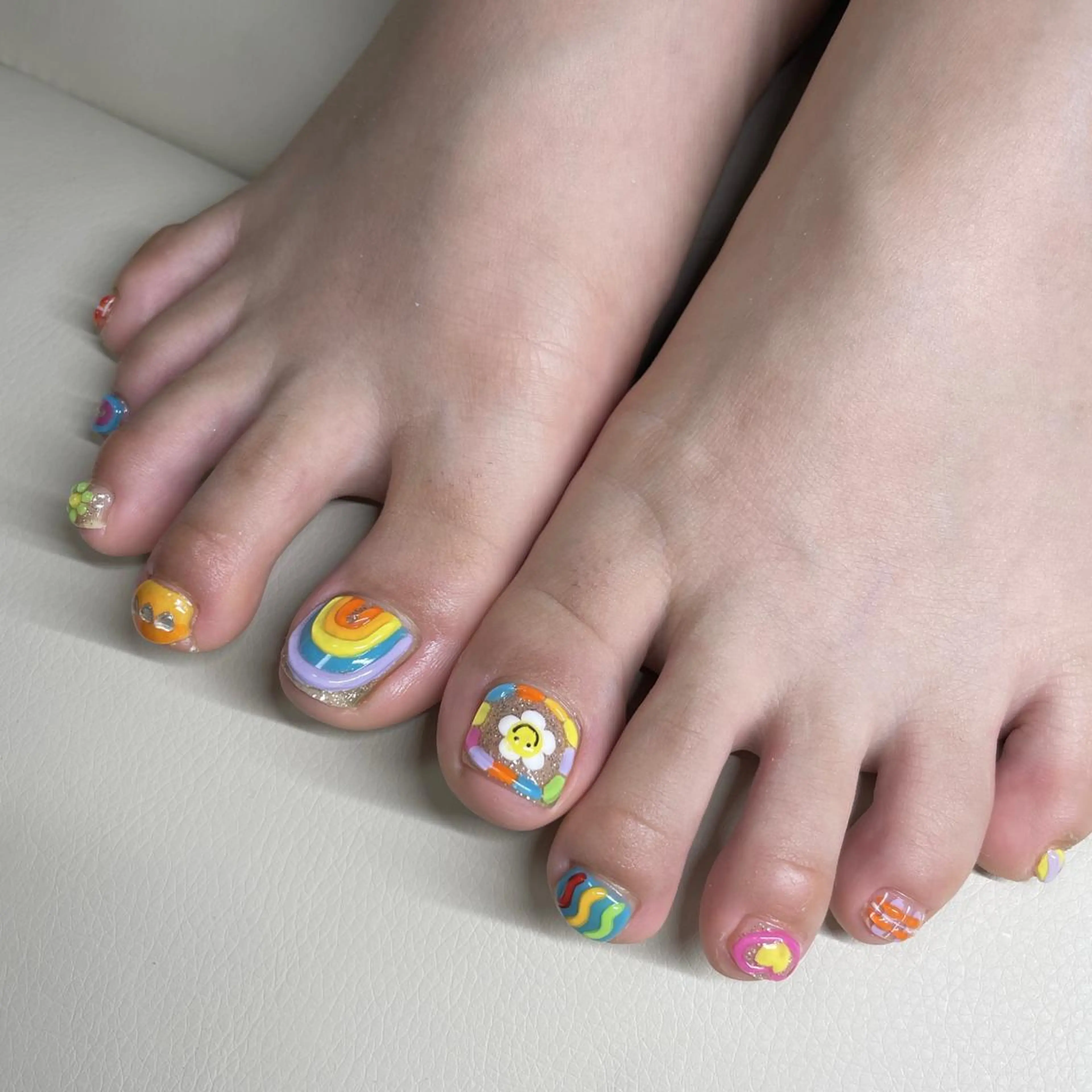 ネイル フットネイル Nail Blue512所属・Nailist MINORIのネイルデザイン