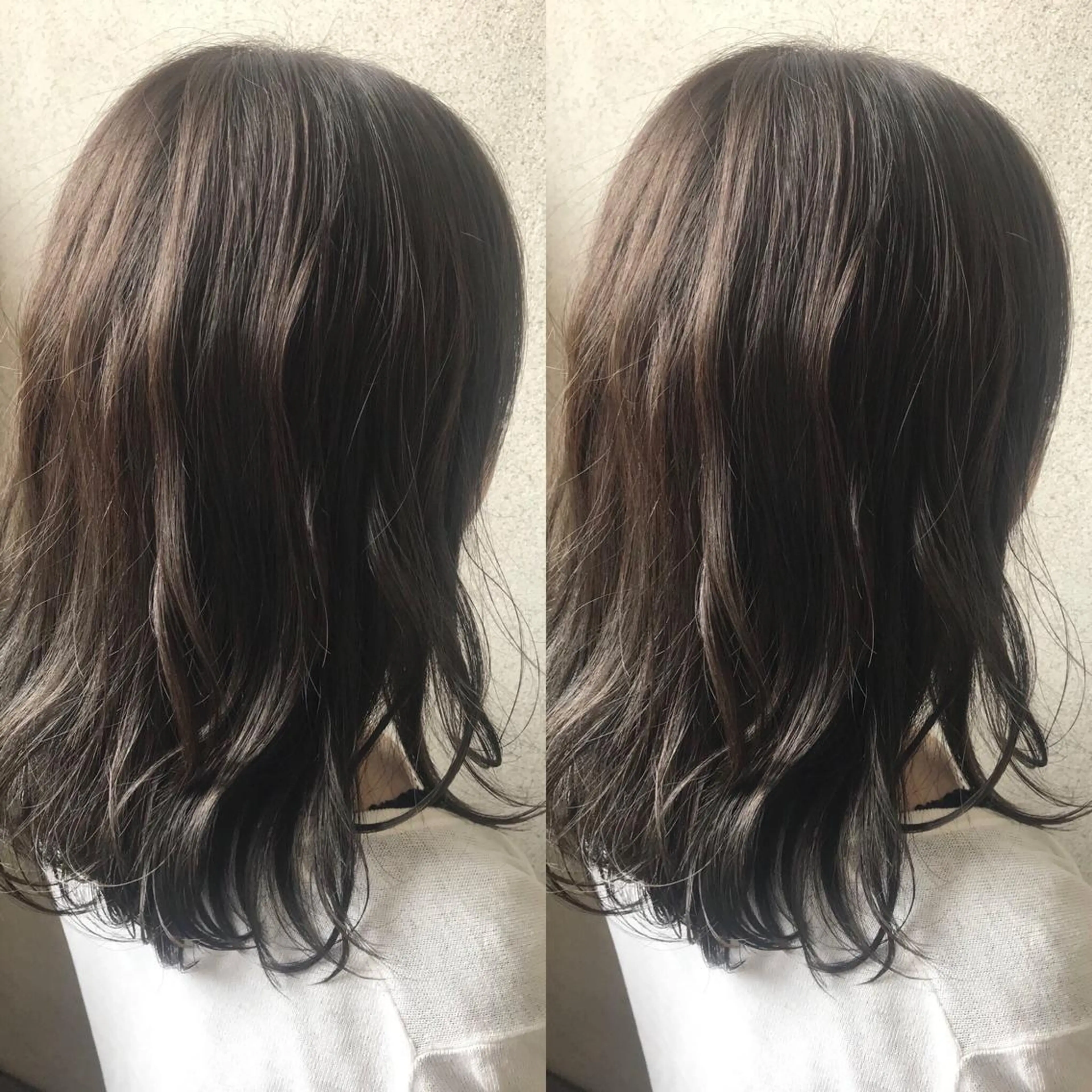 ミディアム カラー ヘアカラー SALOWIN所属・小栗 麻衣のヘアスタイル