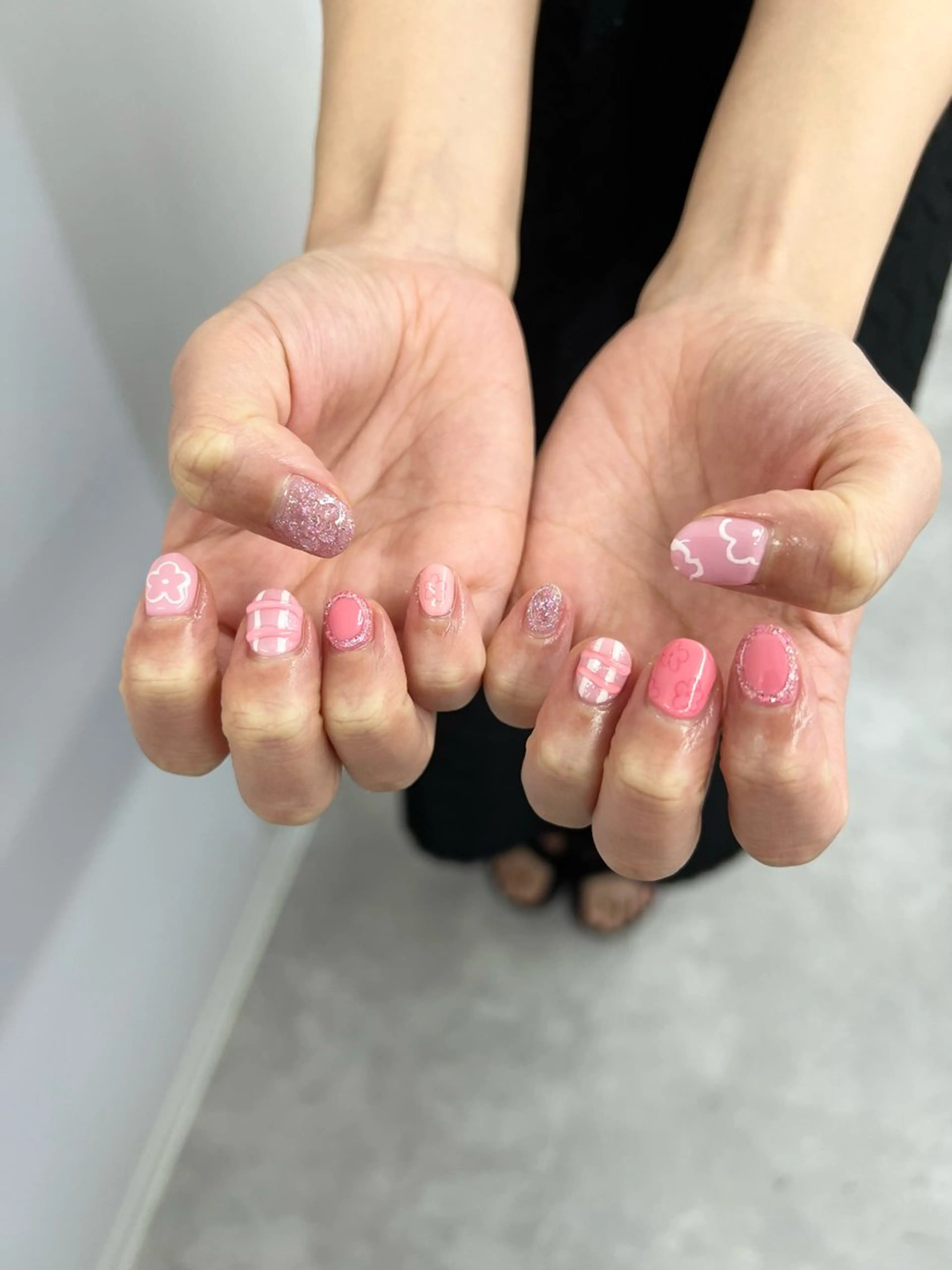 ネイル ジェルネイル 韓国ネイル マグネットネイル ニュアンスネイル パラジェル Bana_ Nailのその他イメージ