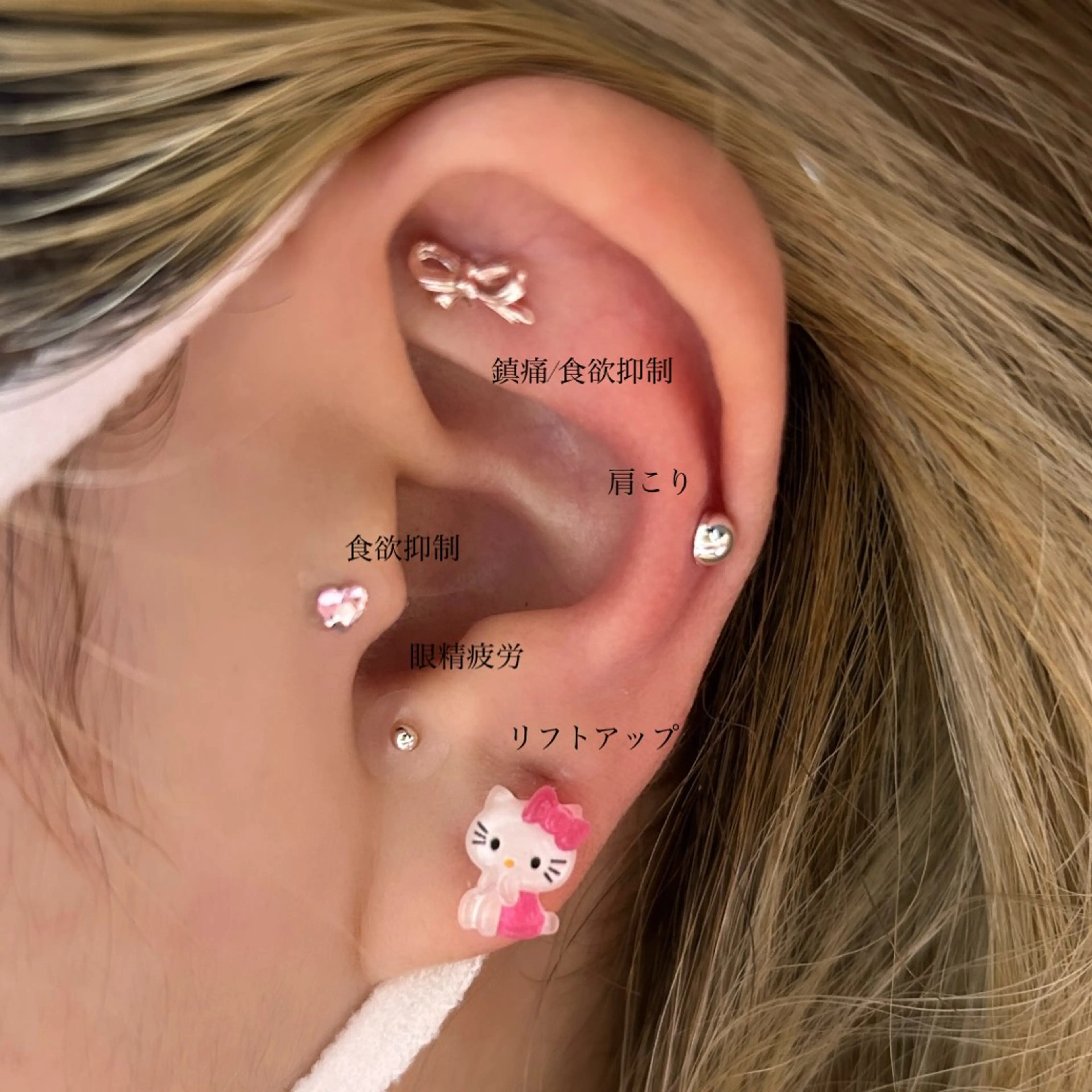 ネイル/耳つぼ /新ホワイトニングのネイルデザイン