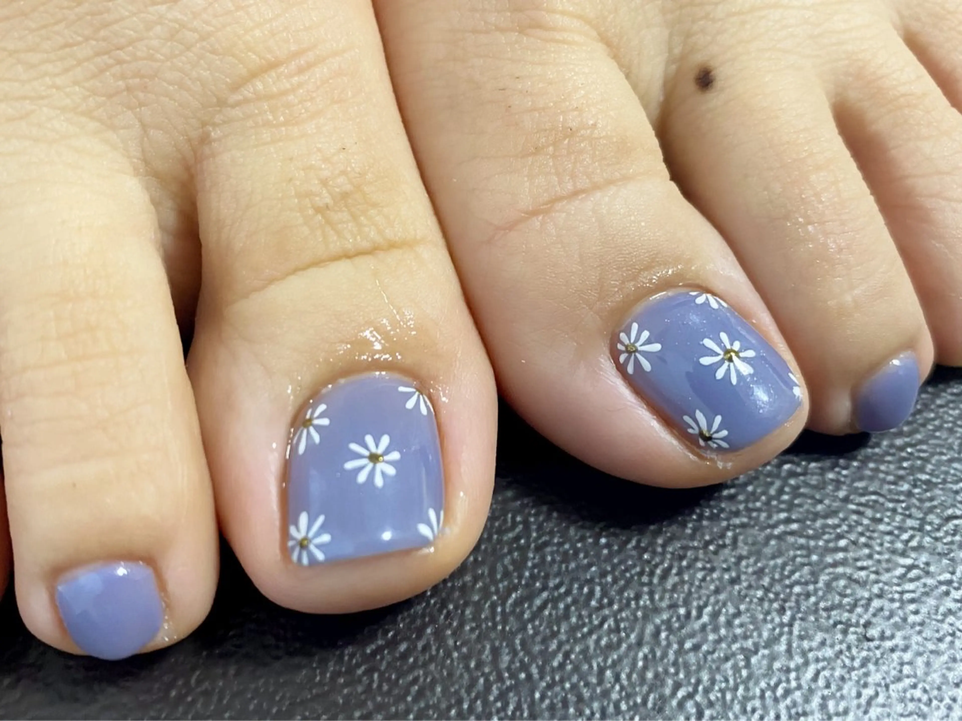 （オフ有り）【FOOT】親指2本アート（フットTr付）の写真