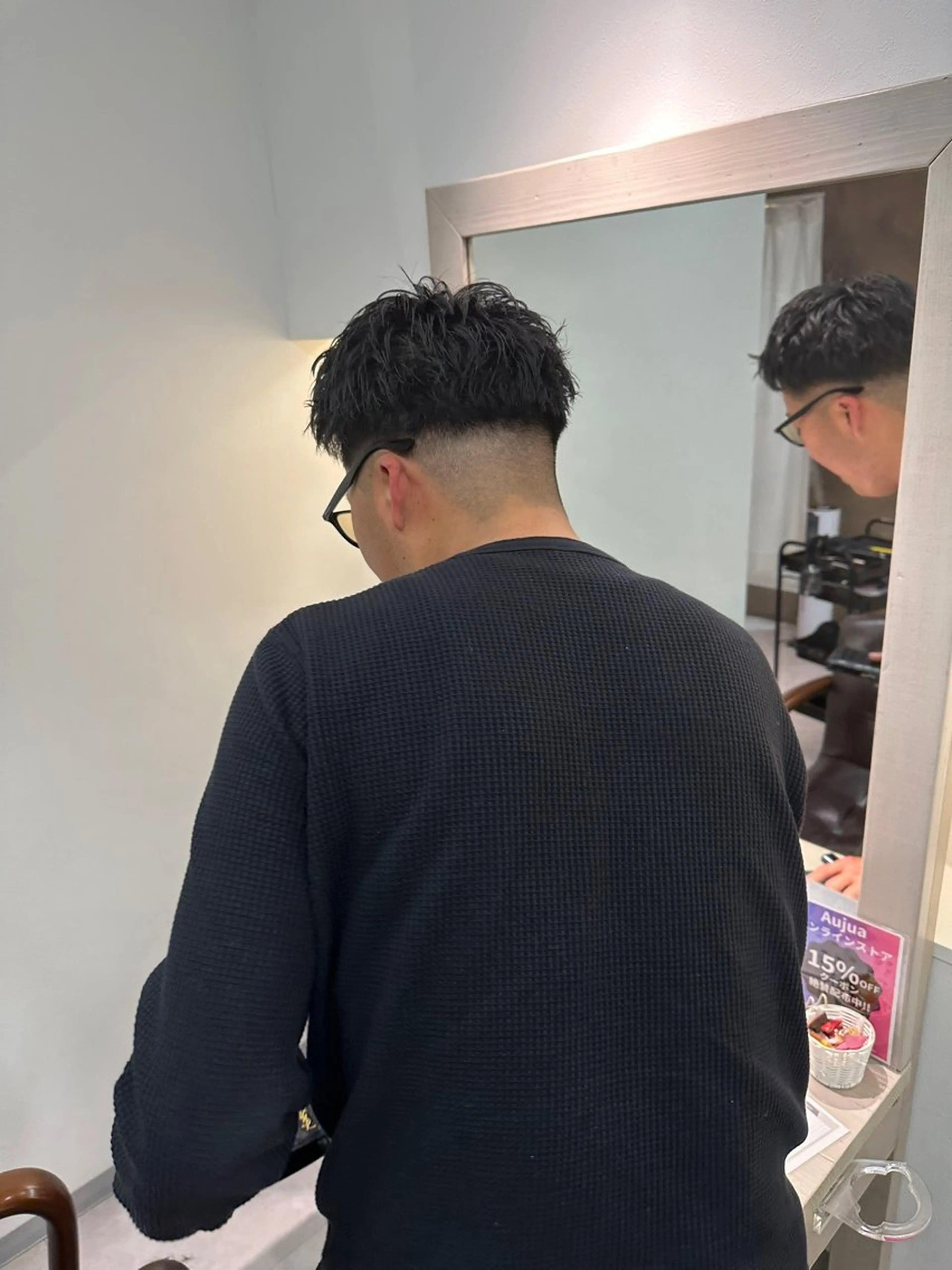 ショート メンズ 黒木 悠大のヘアスタイル