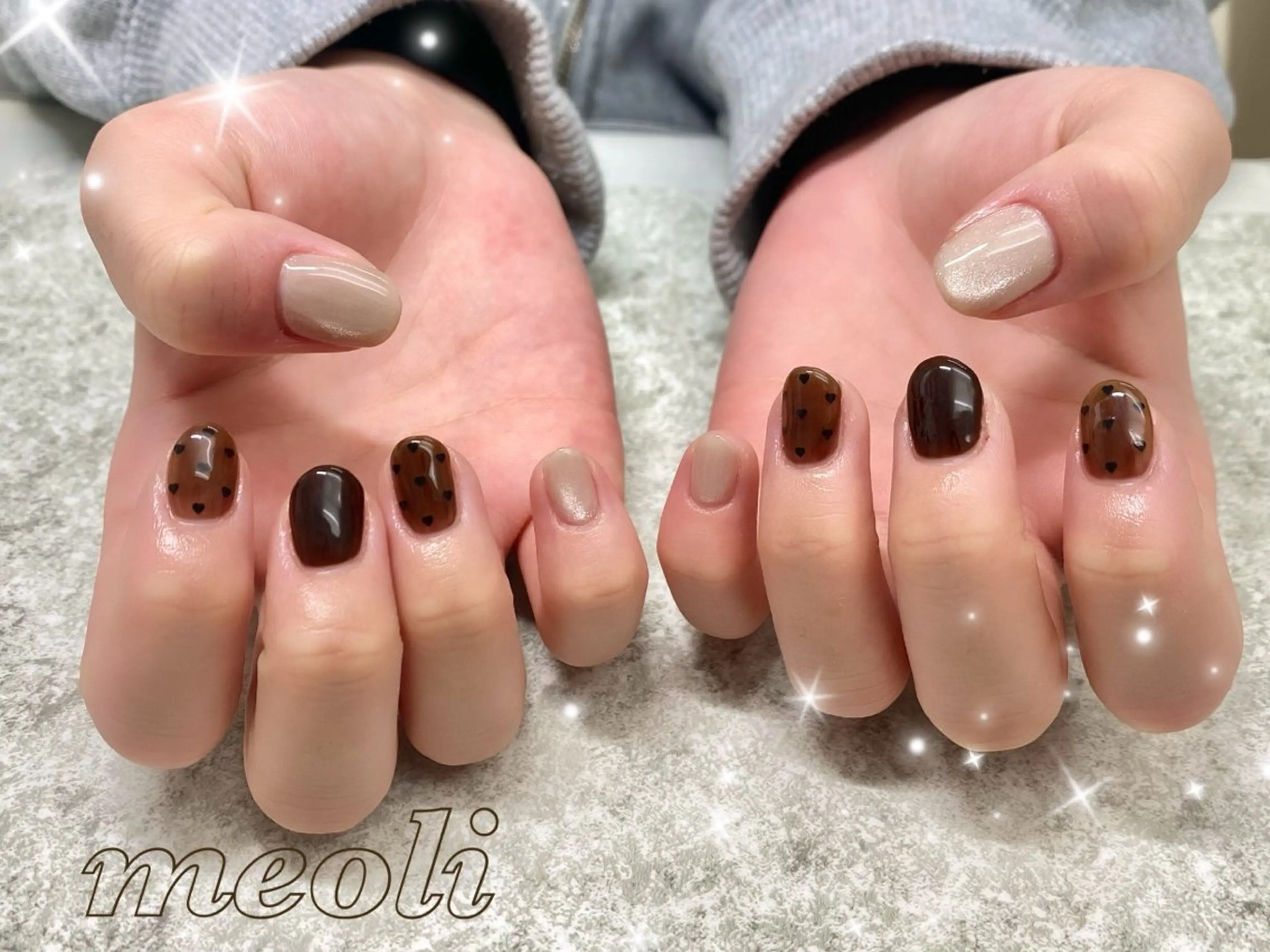 ネイル ハンドネイル nail salon meoli メグのネイルデザイン