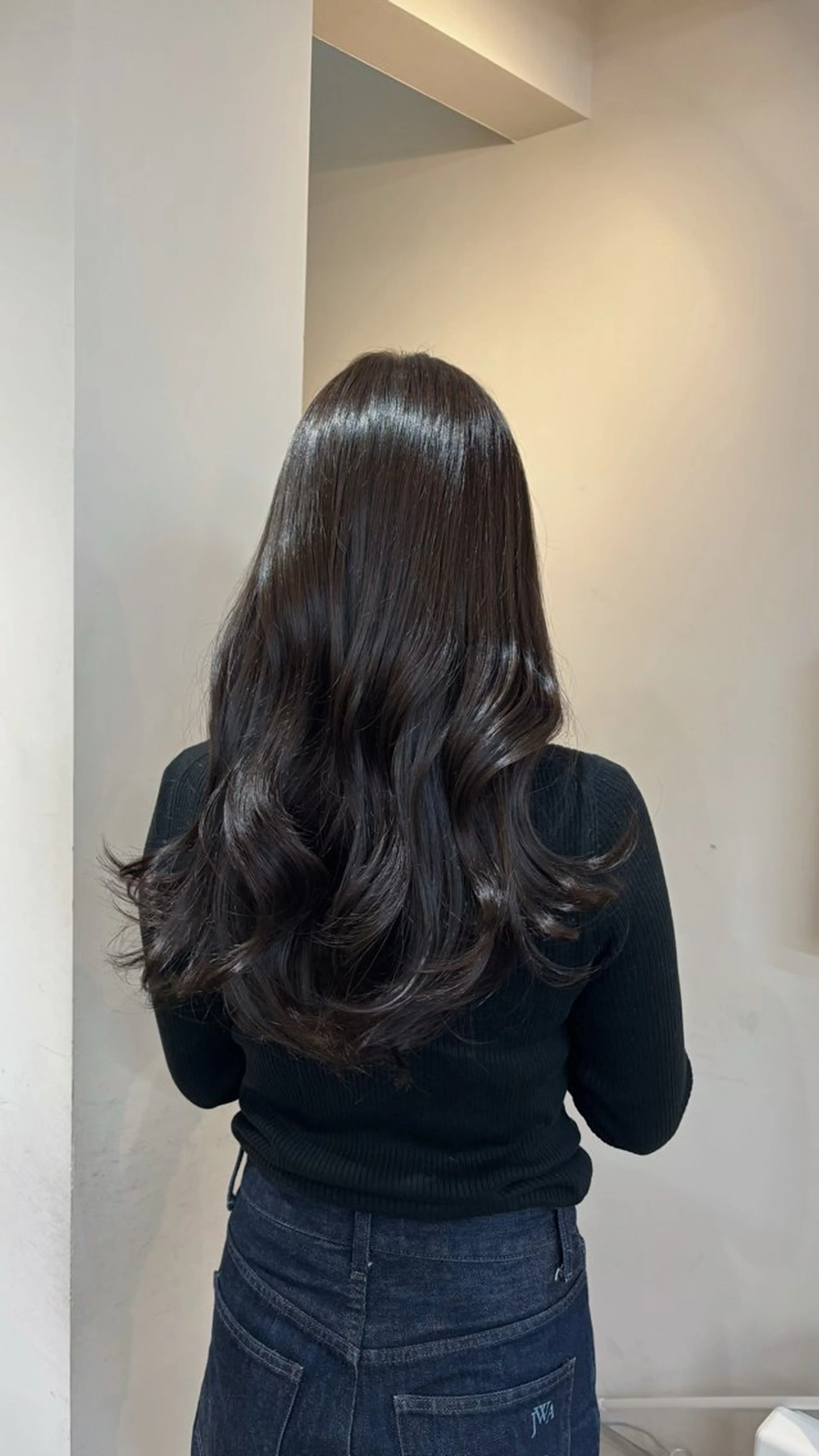 透明感color＋水分パックtreatment/グレージュ/地毛風/チョコブラウン/暗髪ヘア/韓国風カラーの写真