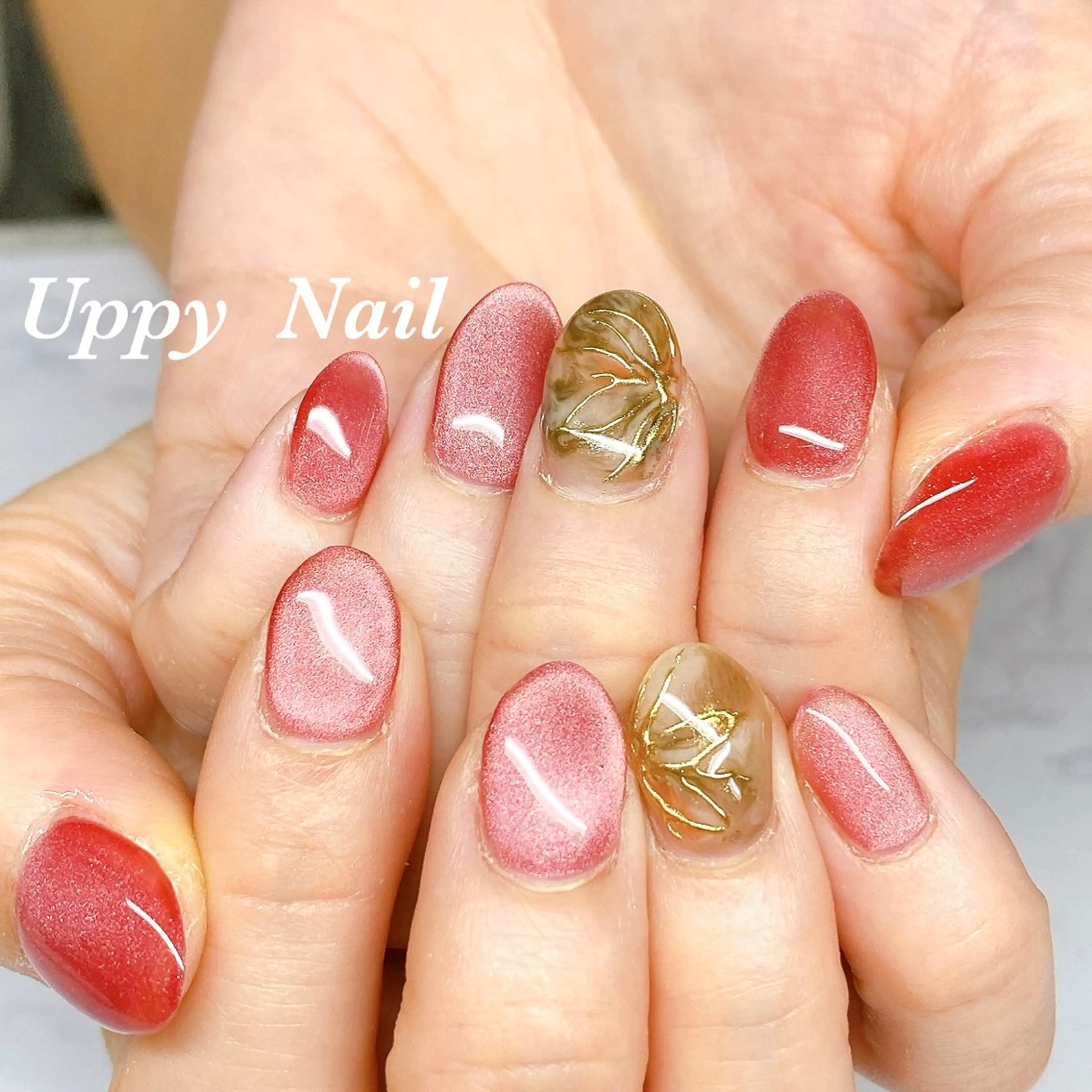 ネイル ニュアンスネイル ハンドネイル Uppy Nail ukyoのネイルデザイン