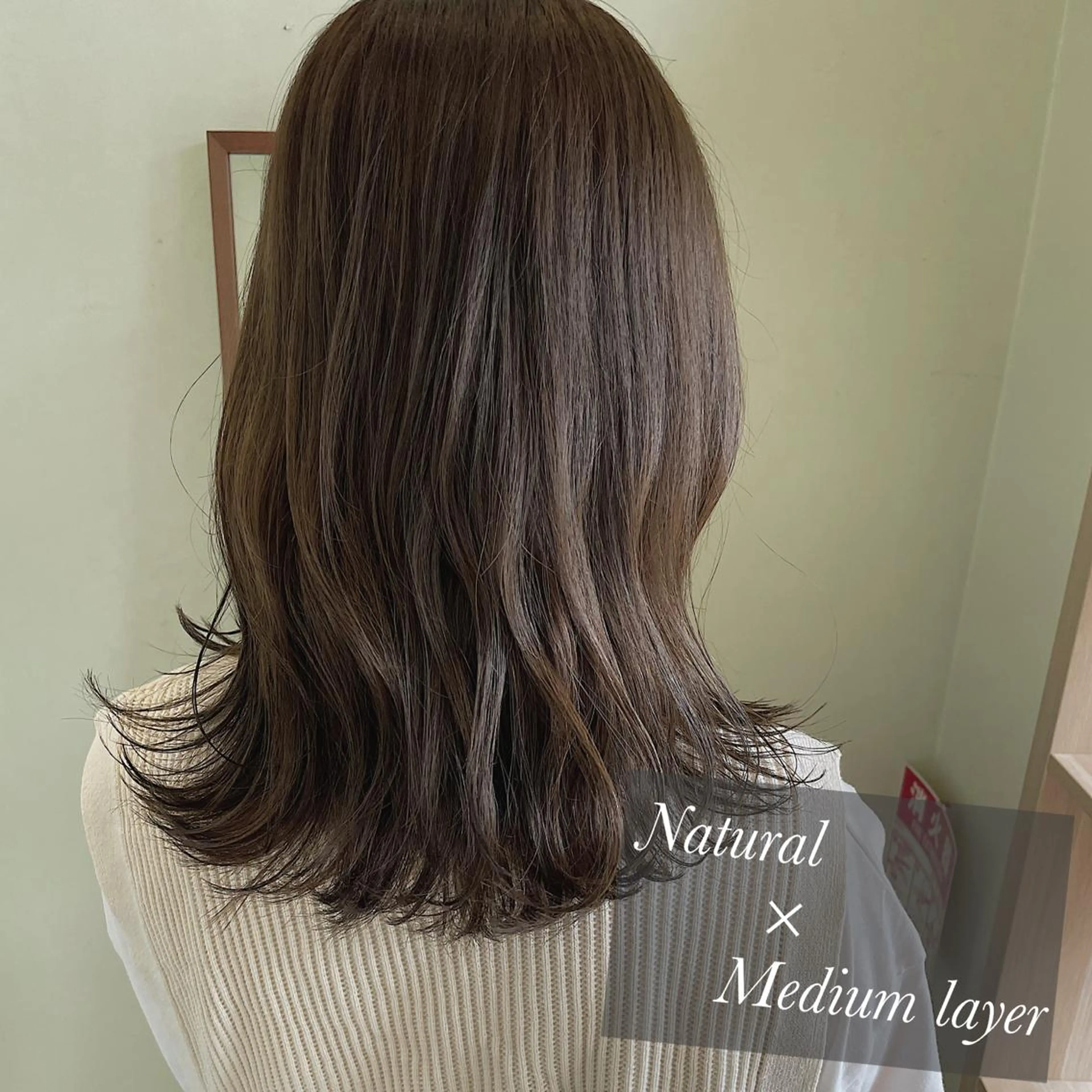 ミディアム カラー ミディアムレイヤー レイヤーカット 髪質改善とカラー特化 ✨Terraceのヘアスタイル