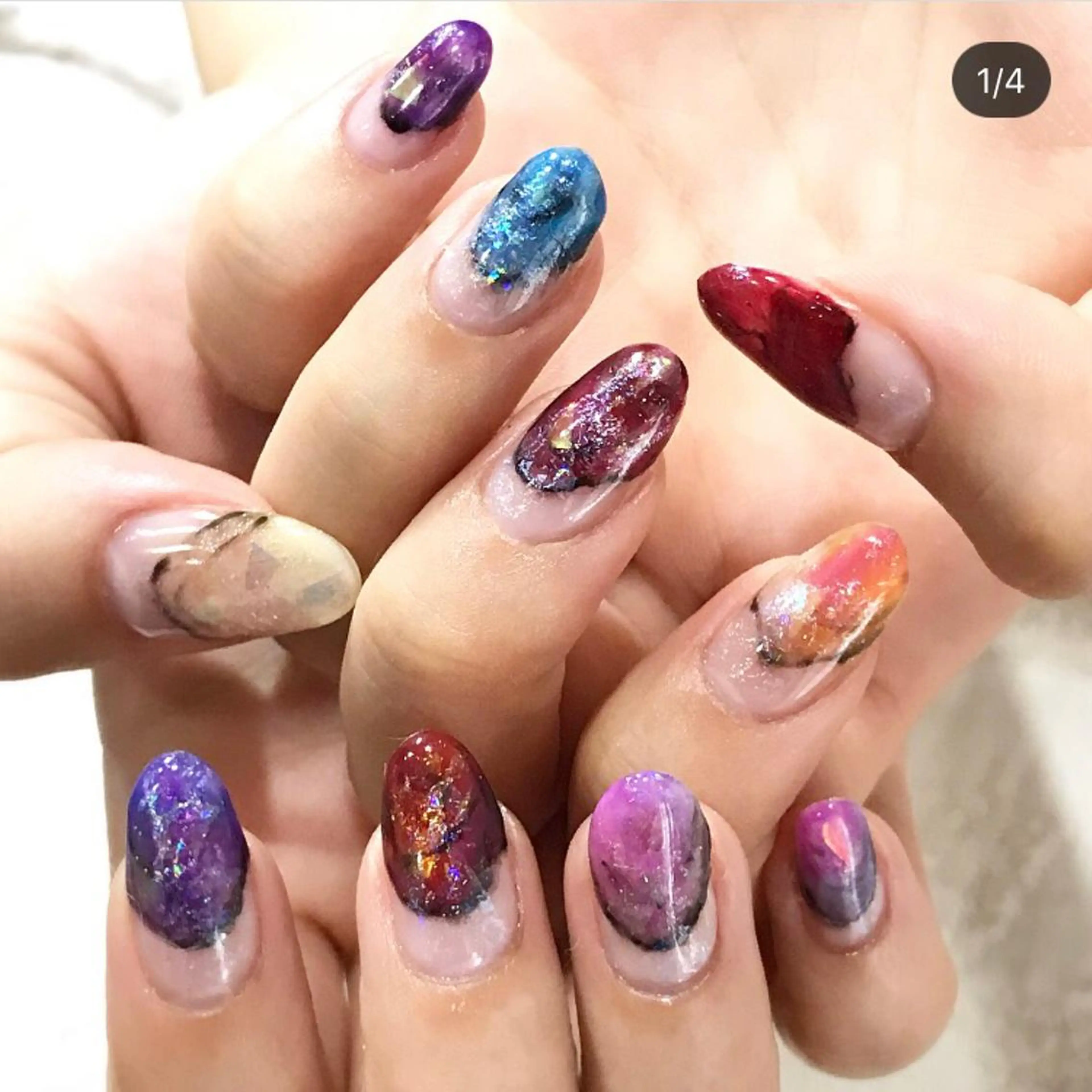 ネイル ジェルネイル 渋谷ビュレネイル Kaoruのネイルデザイン