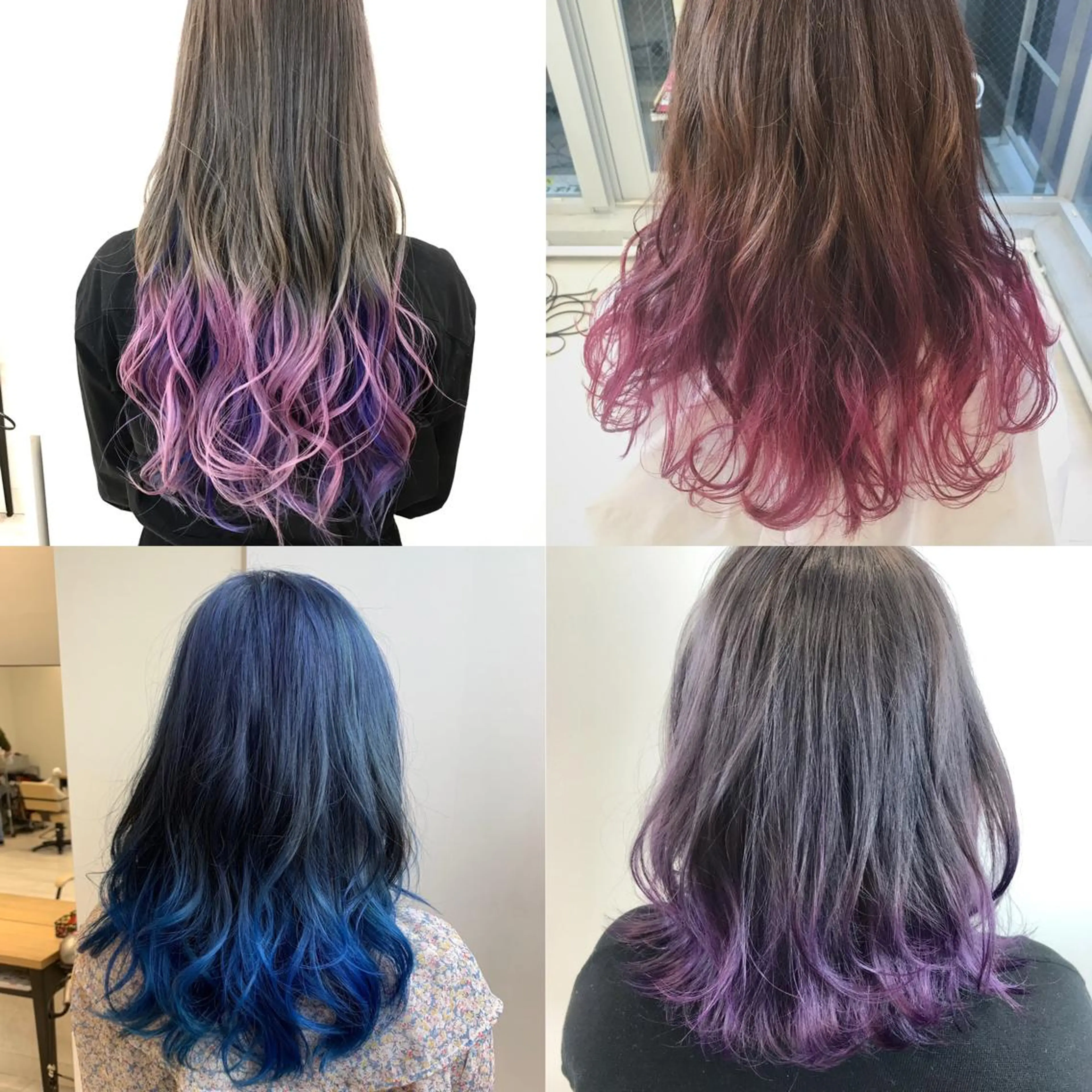 ♦️【グラデーション】毛先ブリーチ➕上下塗り分けカラー➕3stepグロストリートメント♦️の写真