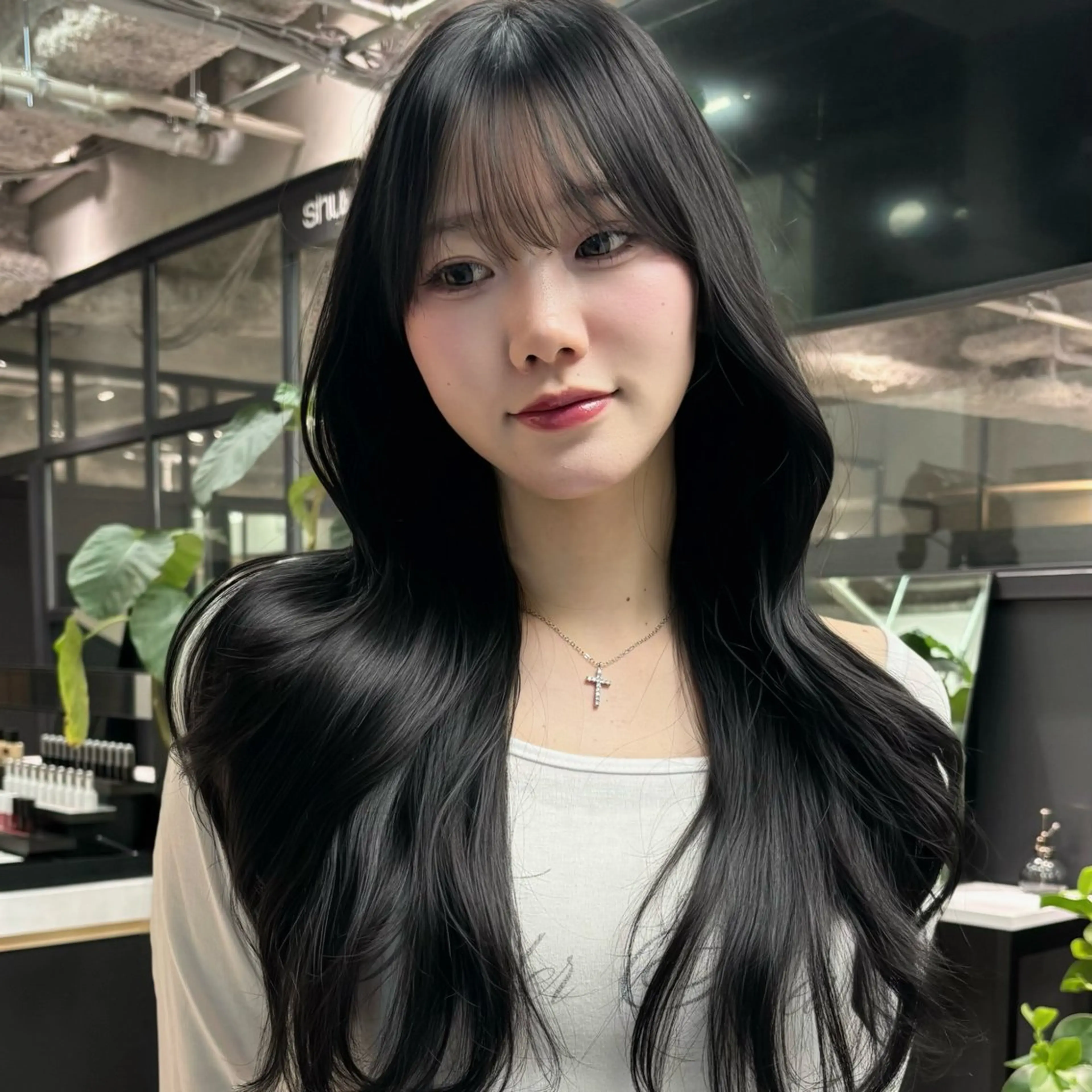 セミロング 🍀銀座美容師🍀 似合わせ/韓国ヘアのヘアスタイル