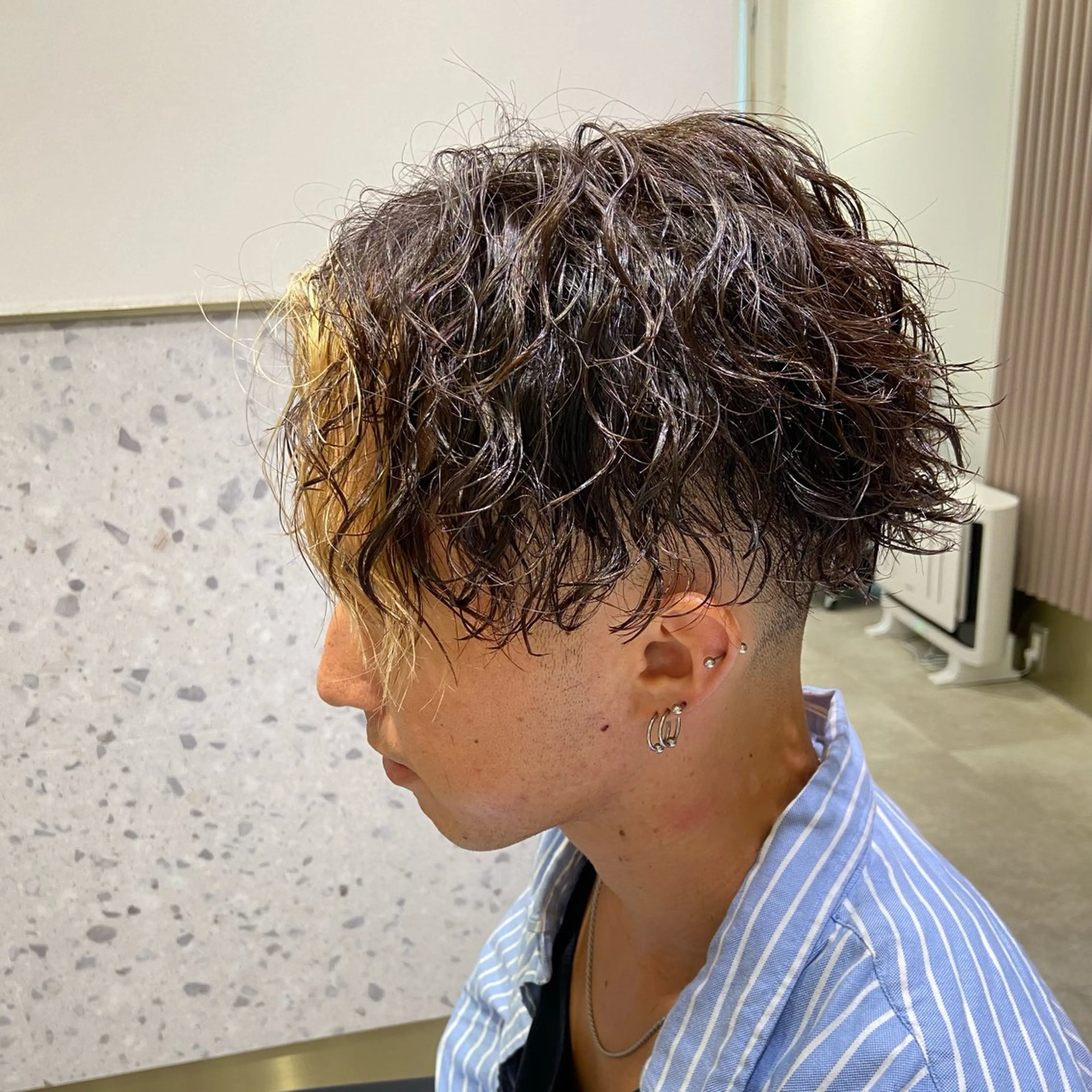 ショート Qin所属・メンズアメカジ、 グランジKazukiのヘアスタイル
