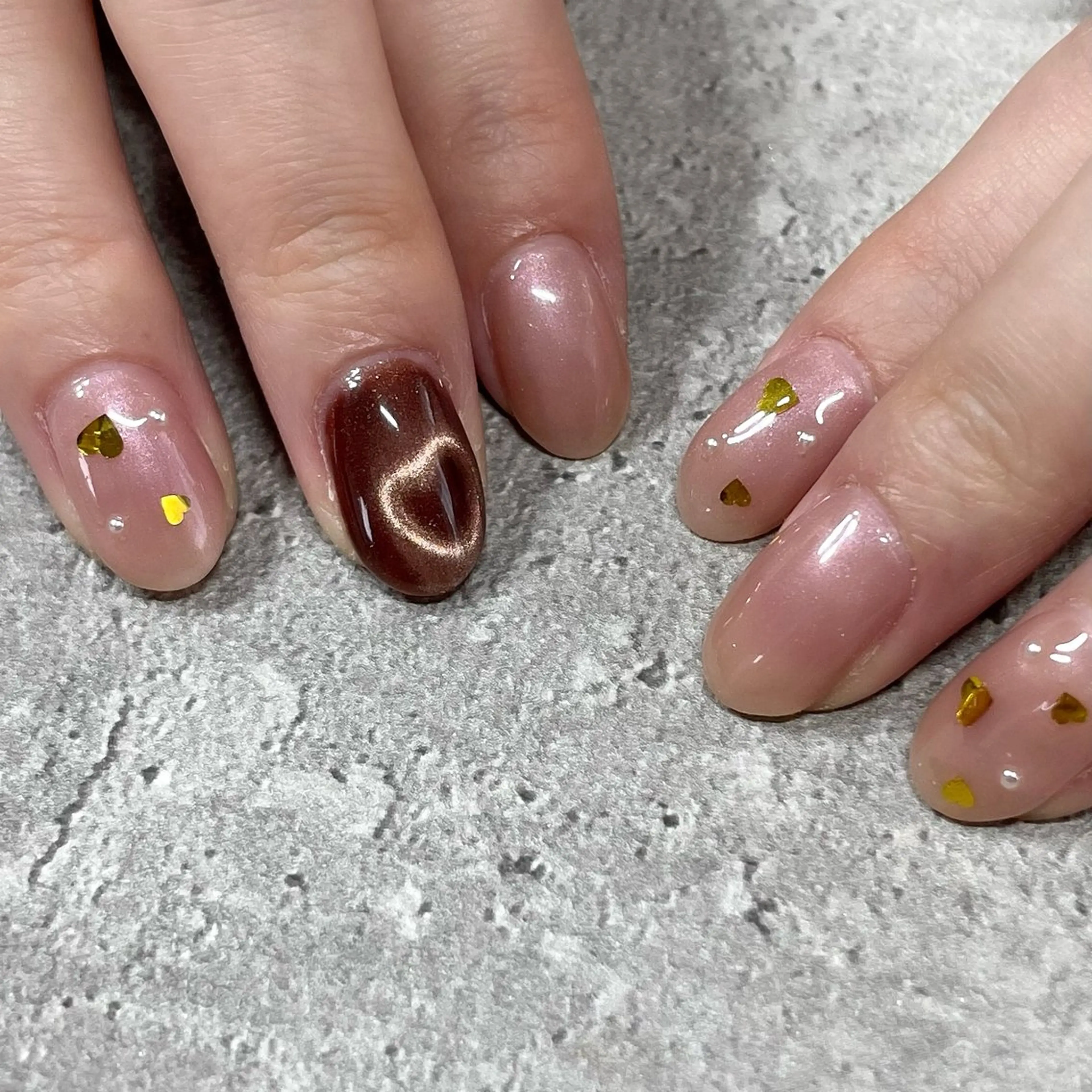 ネイル ジェルネイル 東 千夏のネイルデザイン