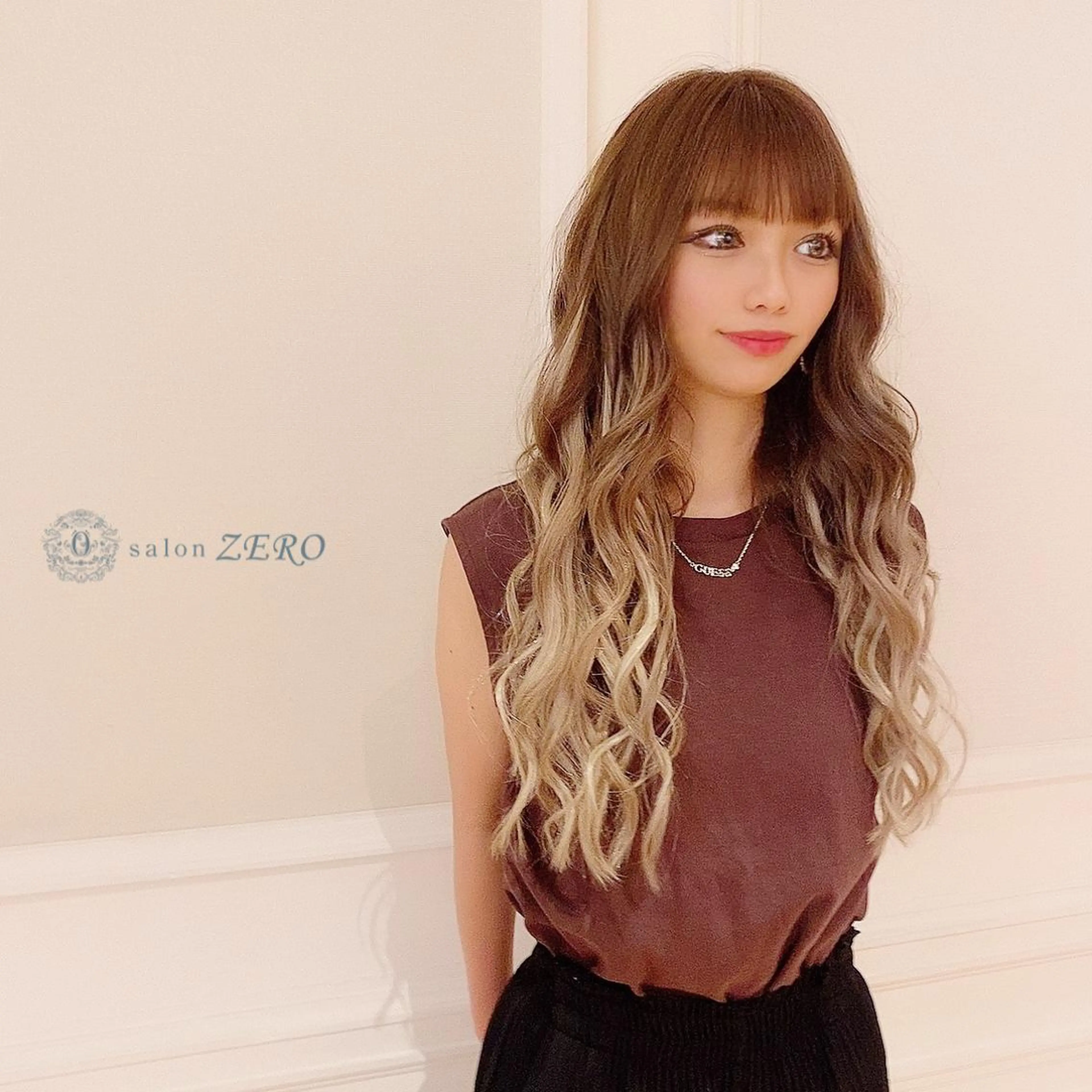 ロング ヘアアレンジ ハイライト Hair Make Salon ZERO所属・Hair Make Salon ZEROのヘアスタイル