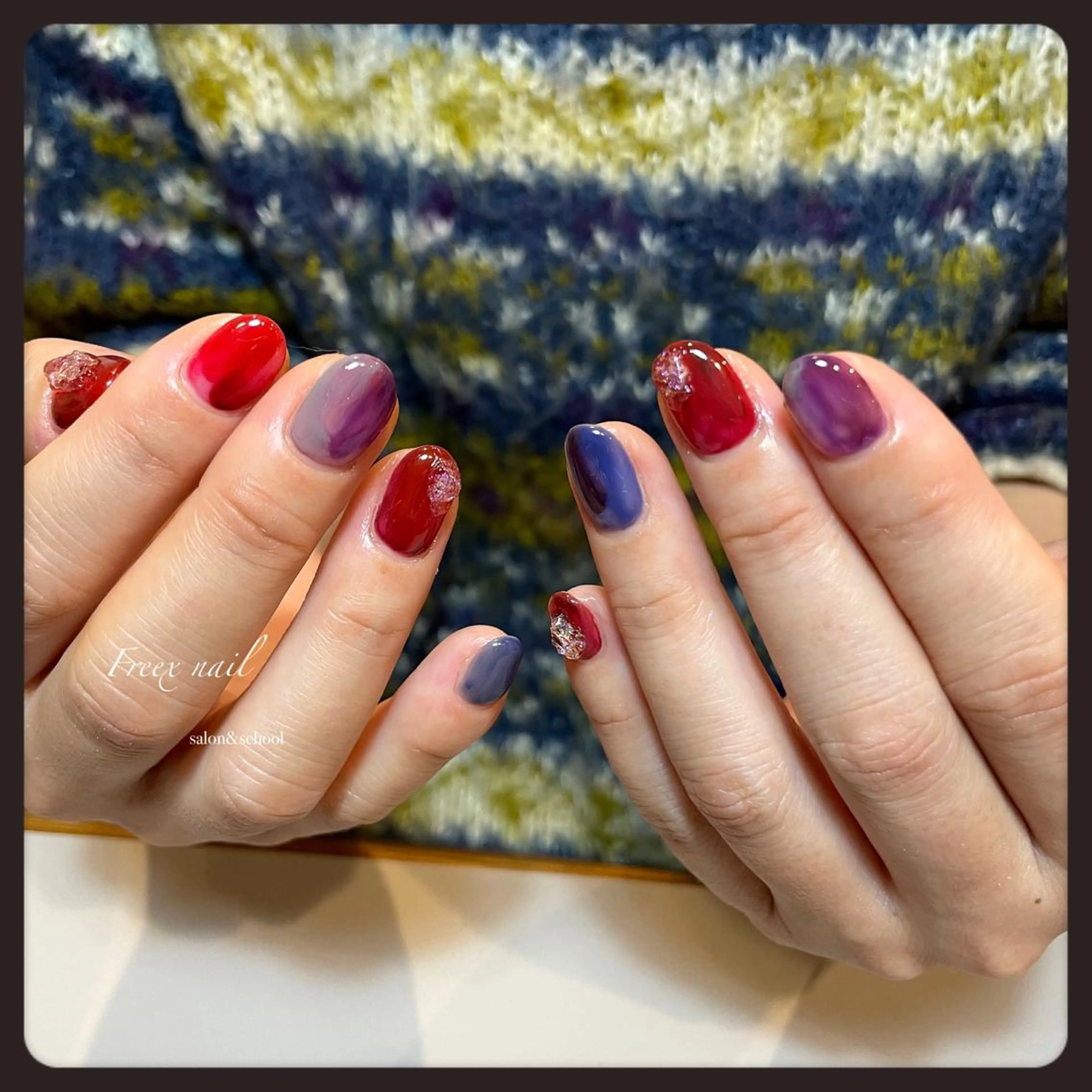 ネイル ニュアンスネイル ハンドネイル フットネイル Freex nail所属・freex nail /ニュアンス/個性派のネイルデザイン