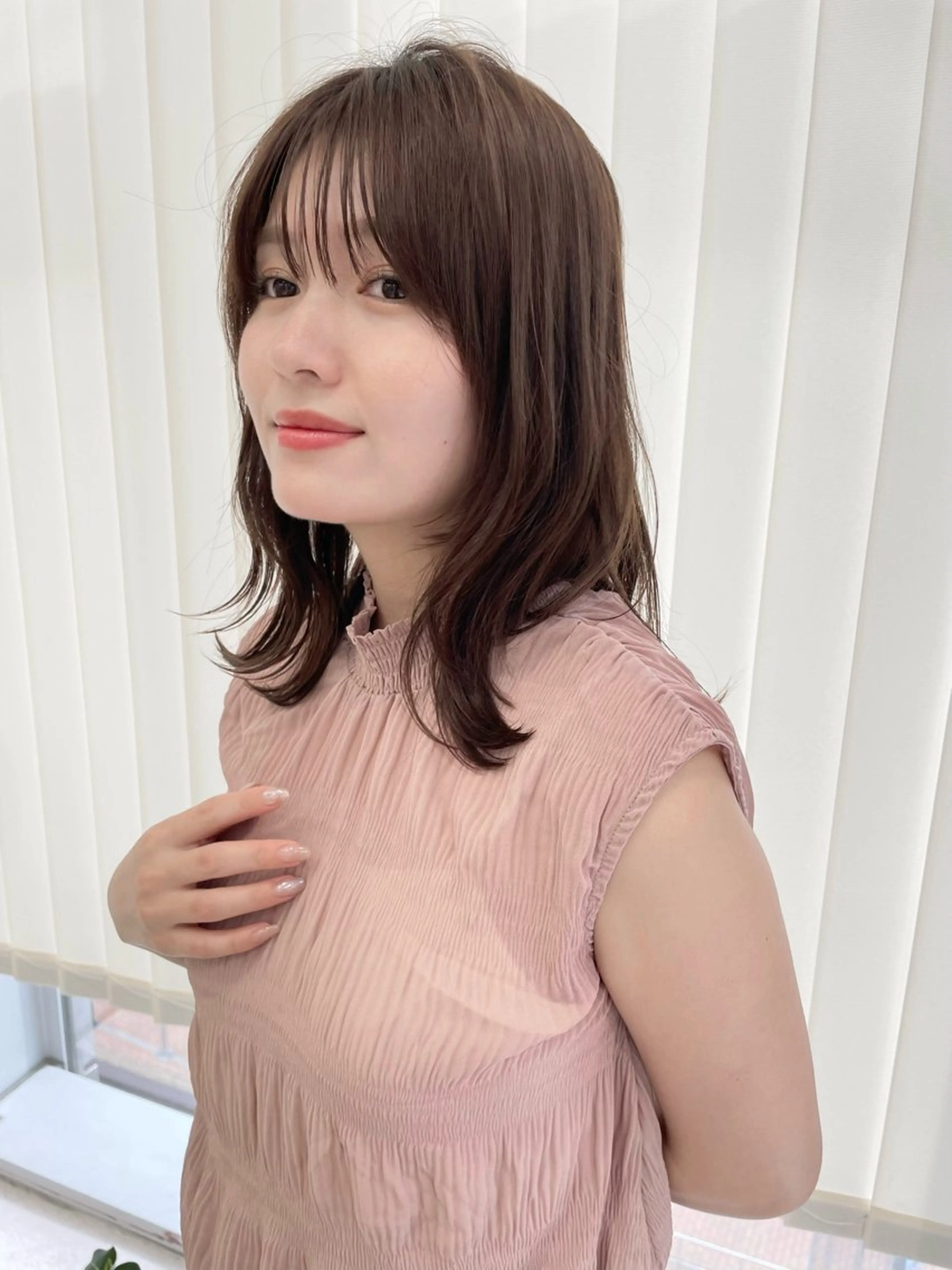 ミディアム 透明感カラー 🩰あさのヘアスタイル