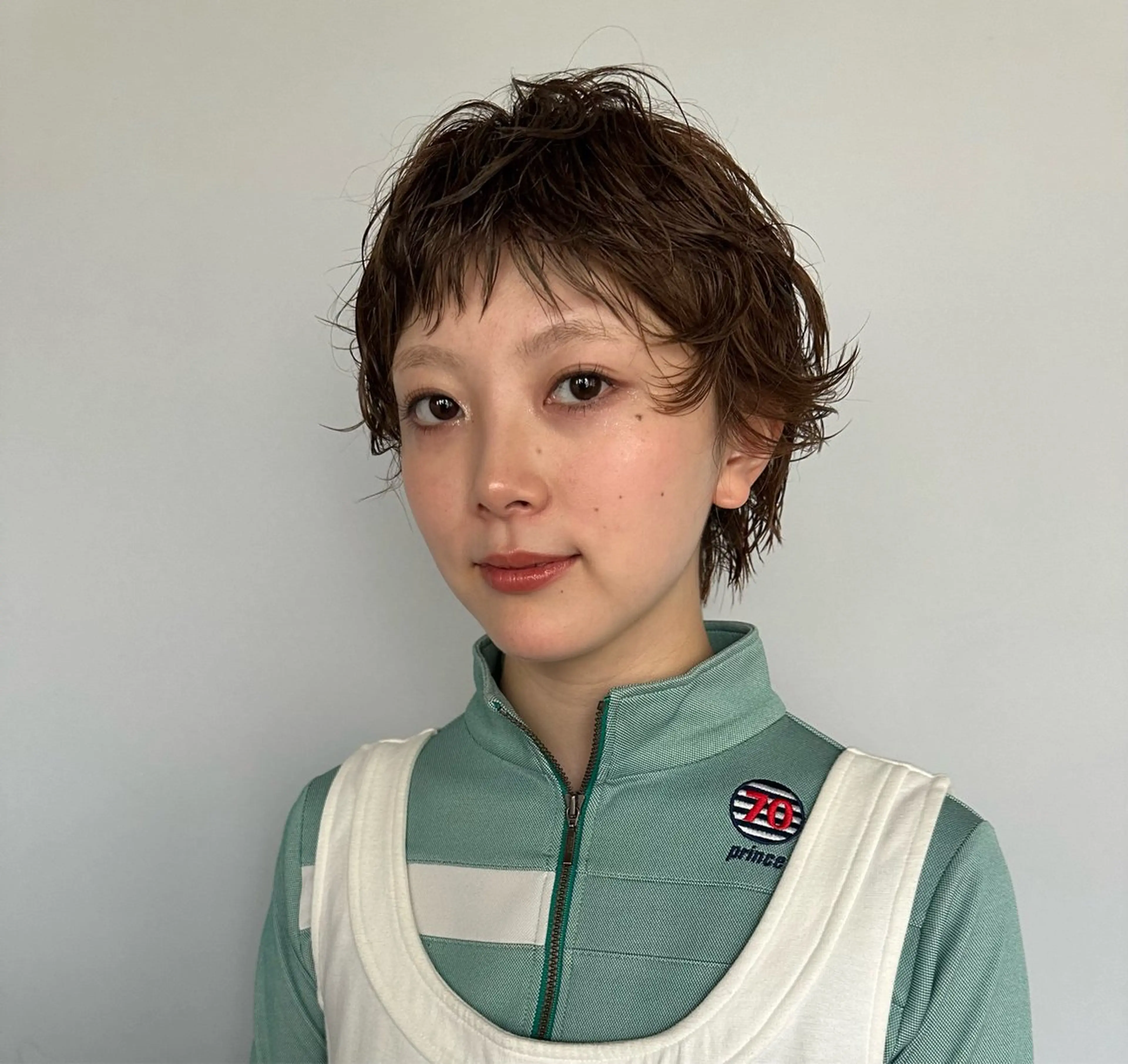 パーマ カット パーマ 松尾 怜奈のヘアスタイル