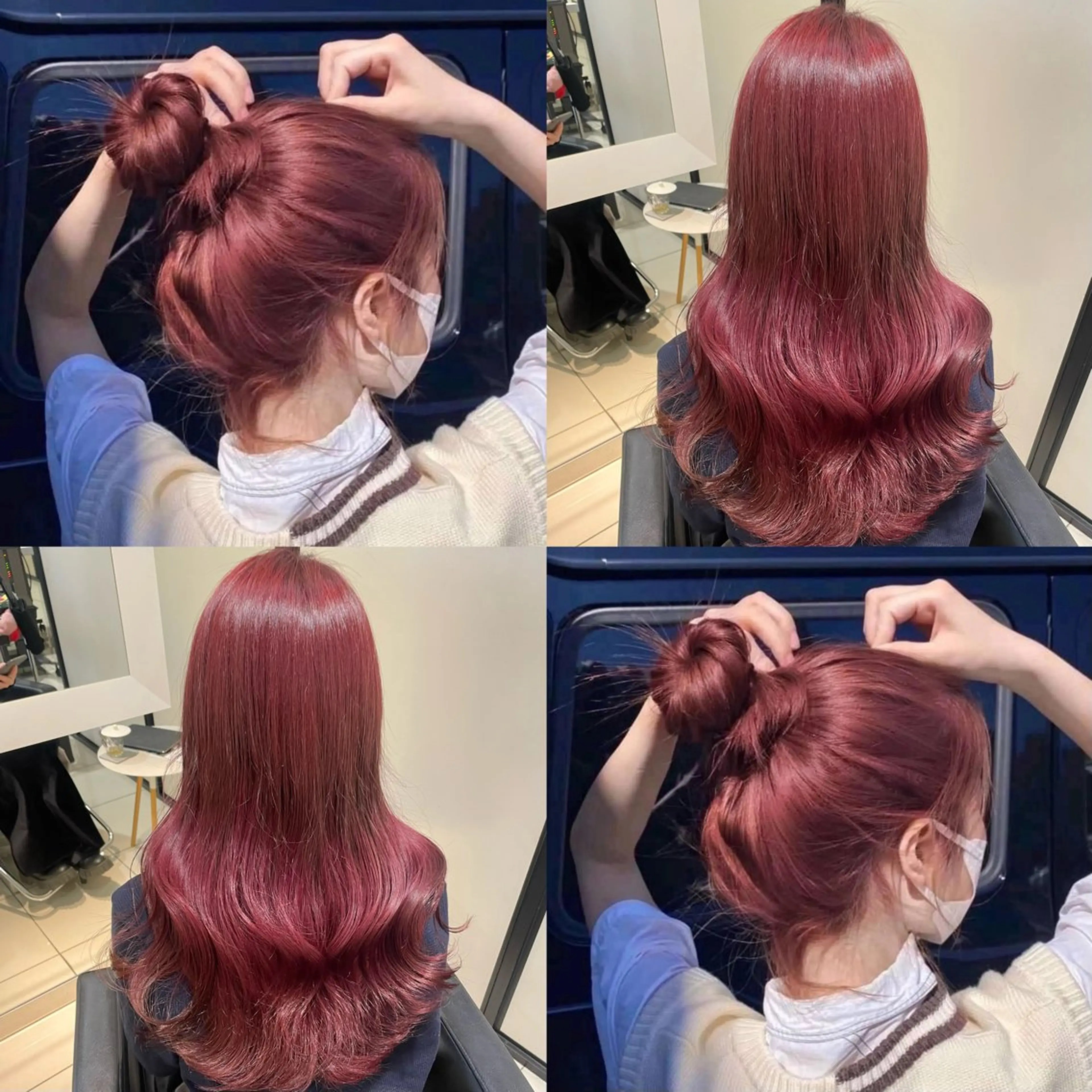 ロング カラー カット ヘアカラー トリートメント ブリーチなしカラー kana🐱のヘアスタイル