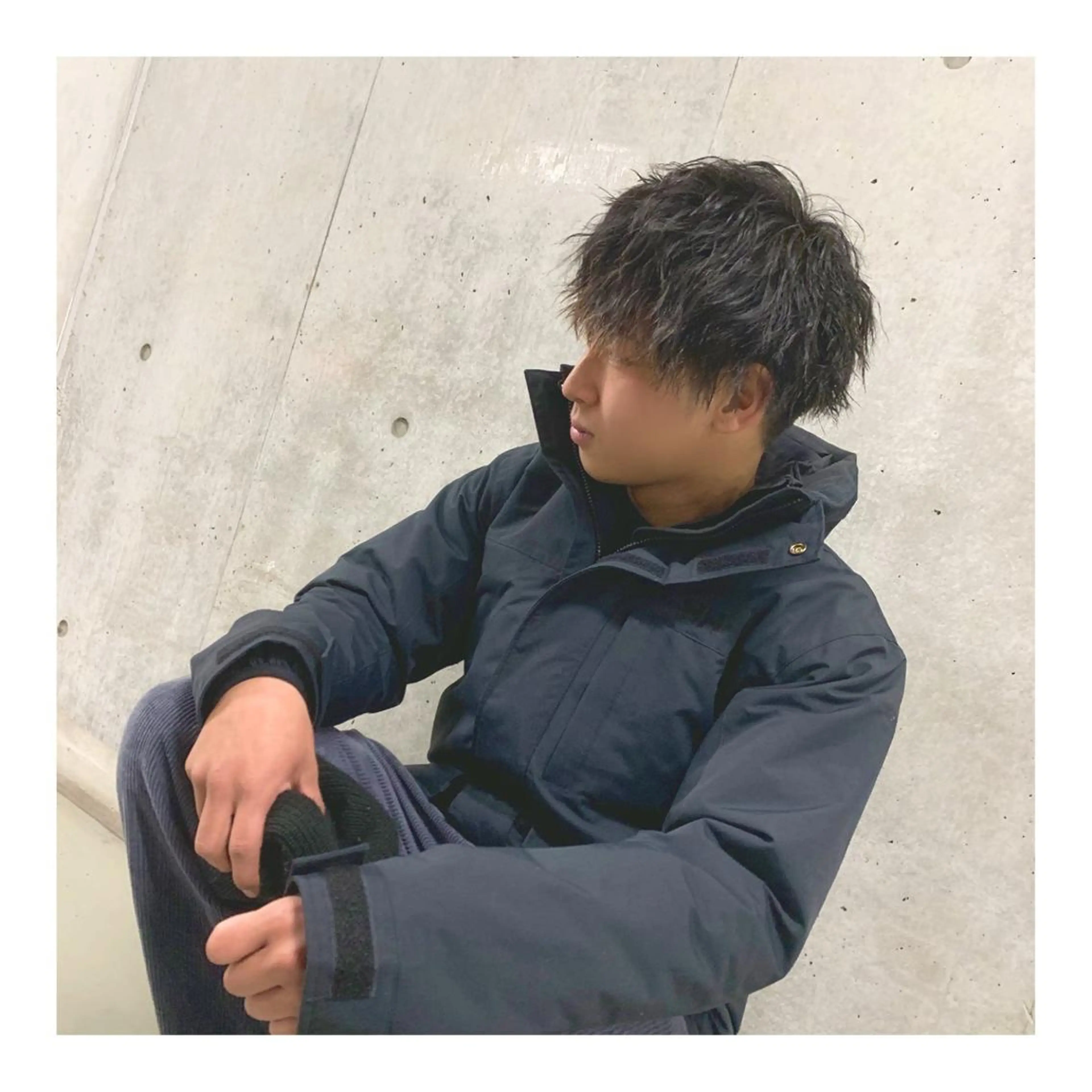 ショート パーマ メンズ ange☞ soutaのヘアスタイル