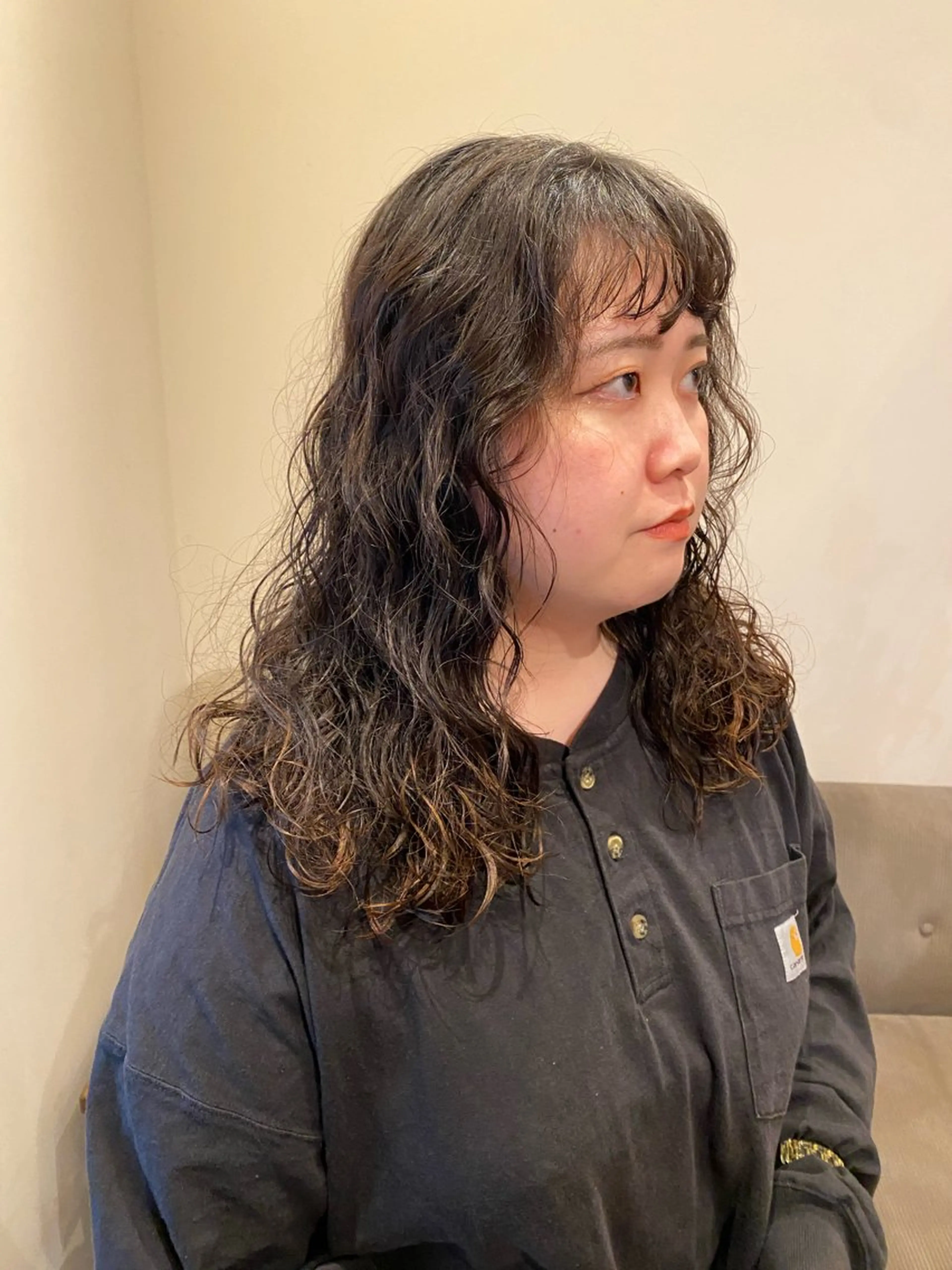 ロング パーマ ロング スパイラルパーマ カット パーマ トリートメント ENIF ヤマグチアツコのヘアスタイル