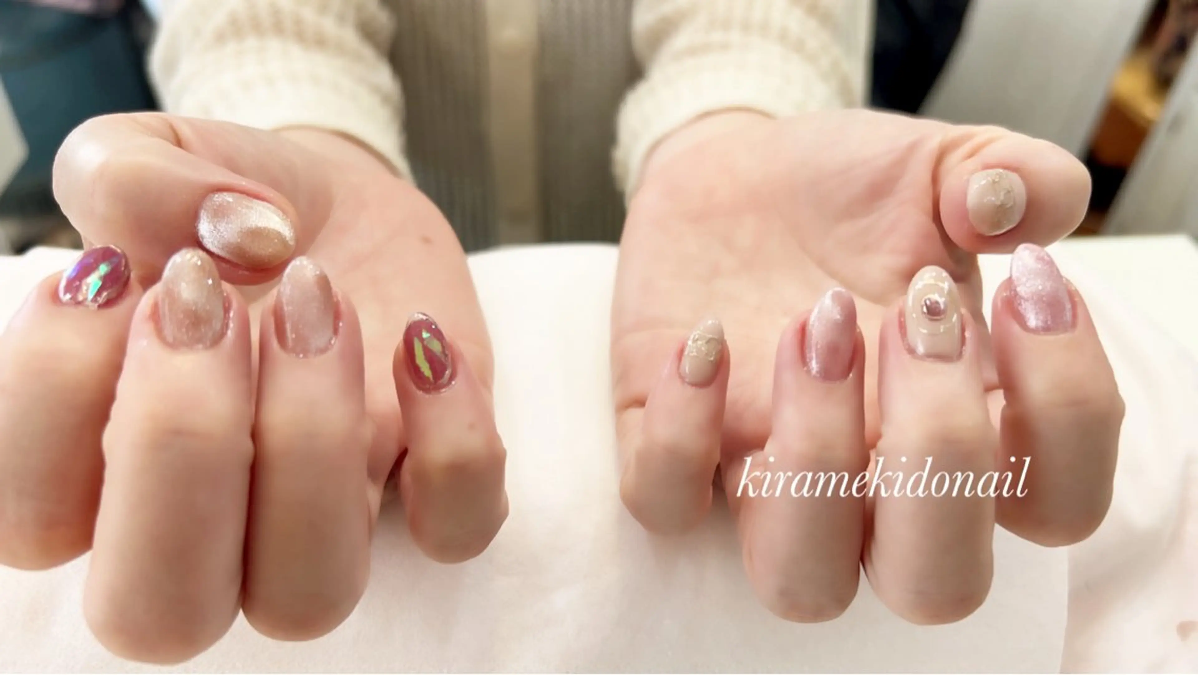ネイル ハンドネイル kiramekido nail salon所属・林 禅のネイルデザイン