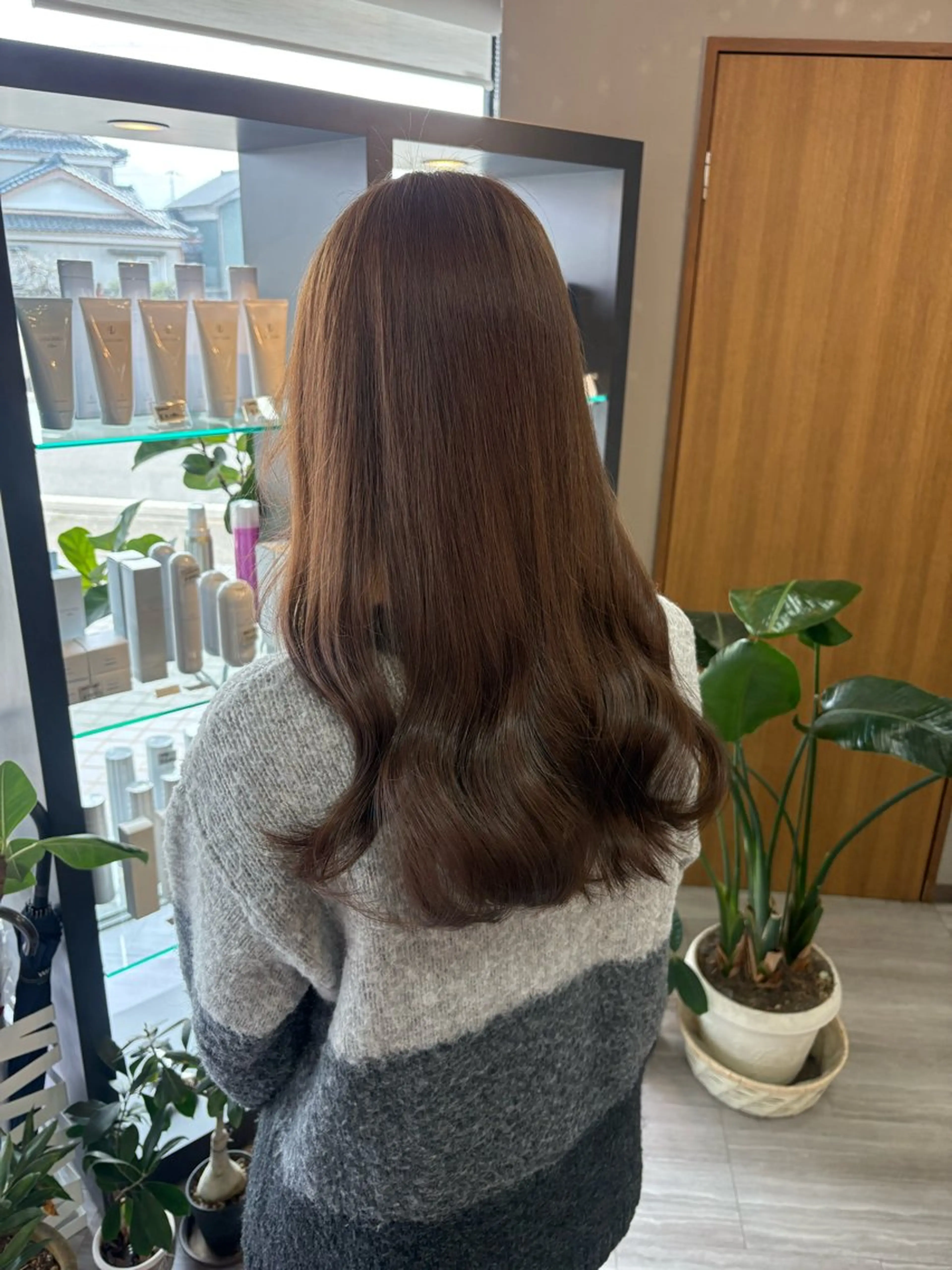 ロング ヘアカラー arika ninaのヘアスタイル