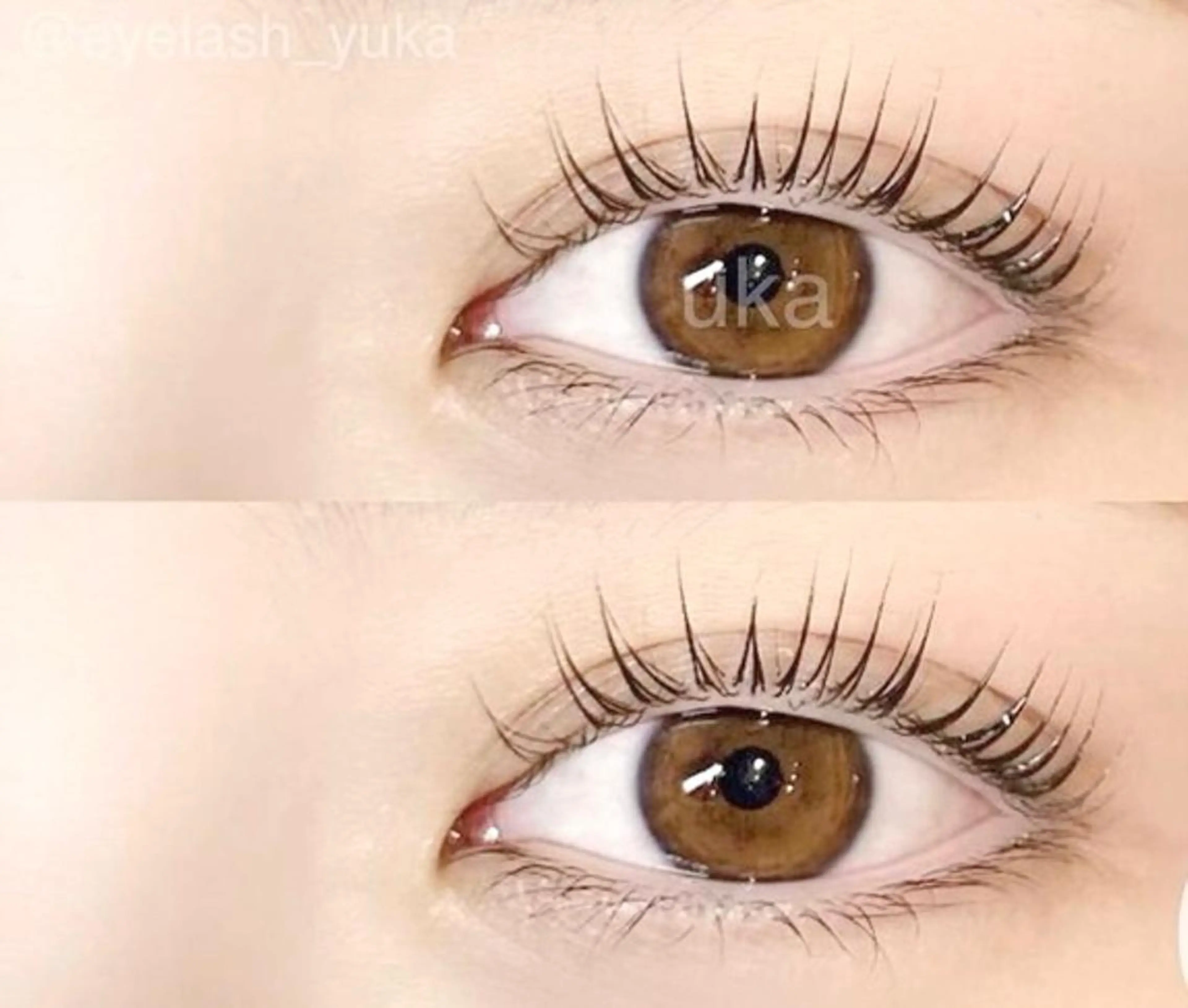 マツエク・マツパ パリジェンヌラッシュリフト eyelash  salon  nuit【ニュイ】所属・nuit 【ニュイ】 大宮 /　yucaのマツエク・マツパデザイン