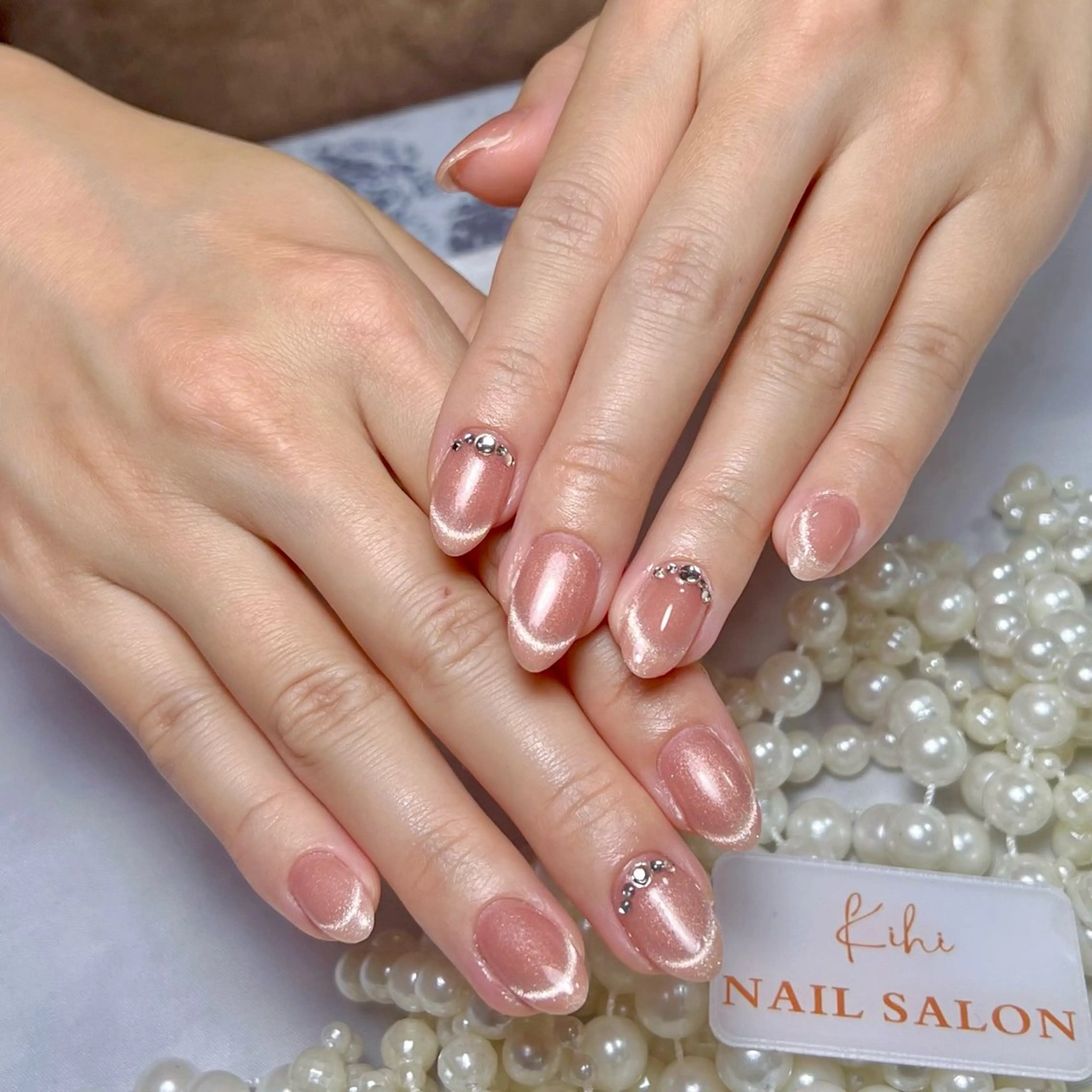 ネイル アートネイル フレンチネイル ジェルネイル グラデーション 韓国ネイル 村中 ハナのネイルデザイン