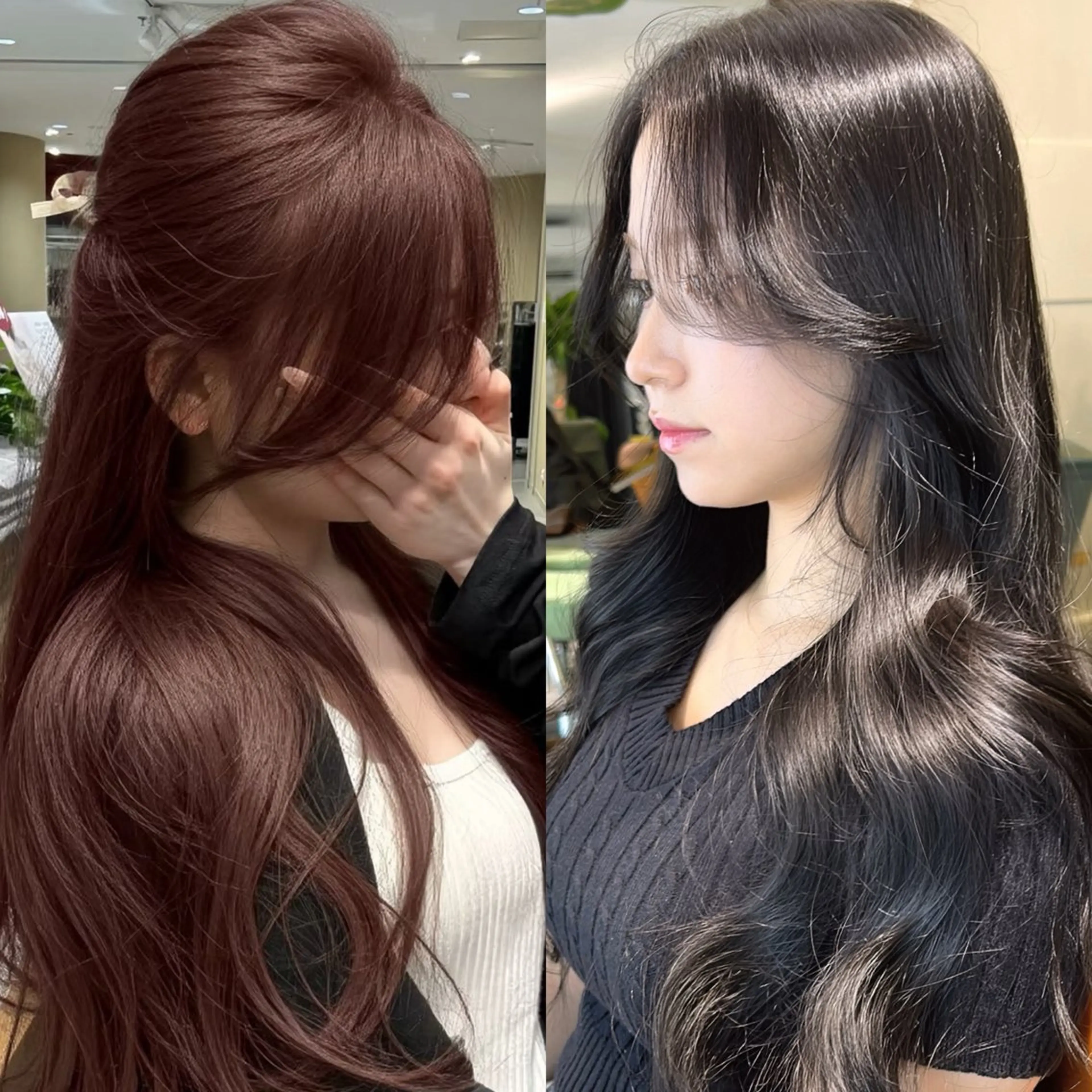 ロング カラー ヘアアレンジ 顔周りカット 姫カット 髪質改善 韓国風ヘア レイヤーカット カット ヘアカラー トリートメント 🌸MAYU🌸 ハイトーン➕レイヤーのヘアスタイル