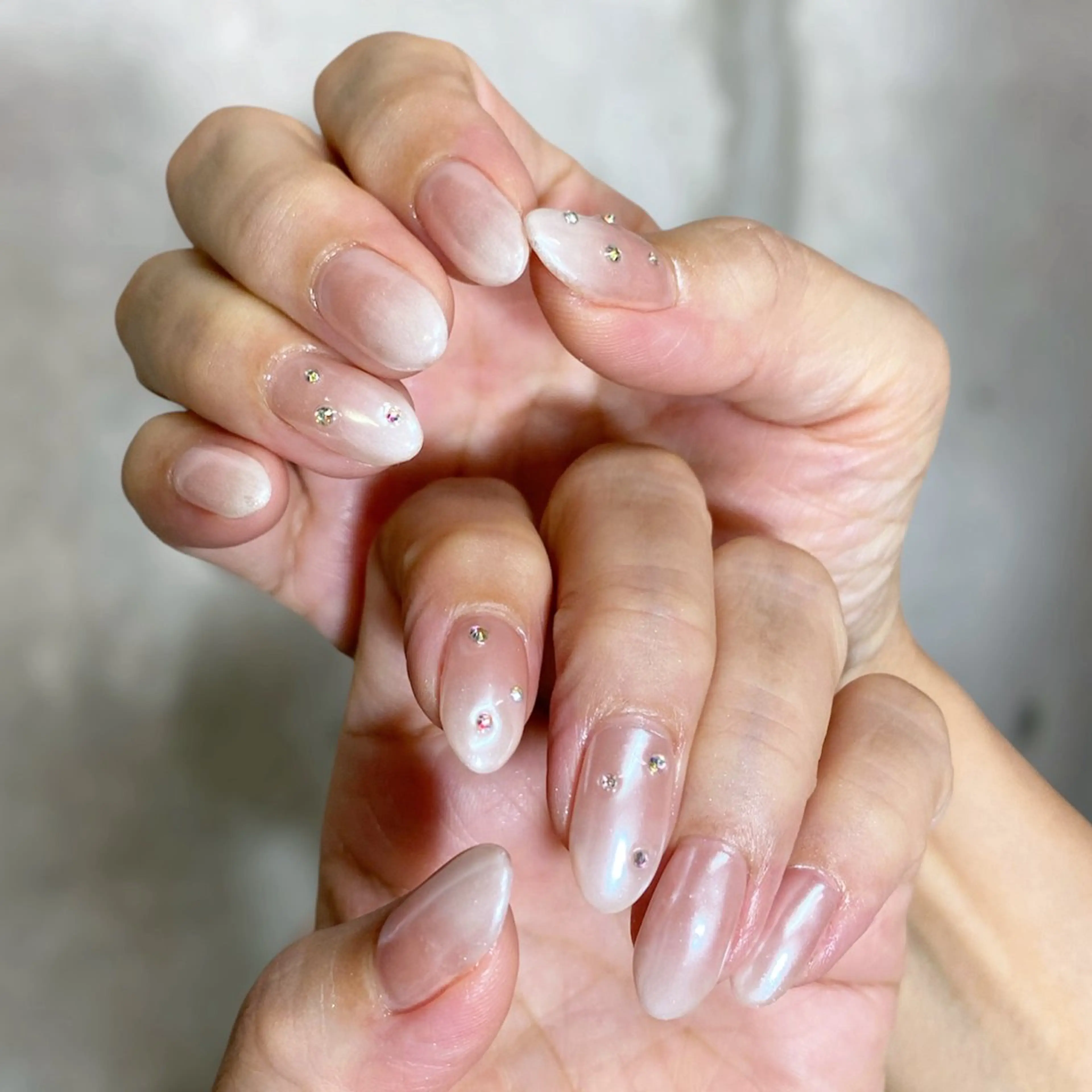 ネイル グラデーション ミラーネイル ハンドネイル Nomoto KAKOのネイルデザイン