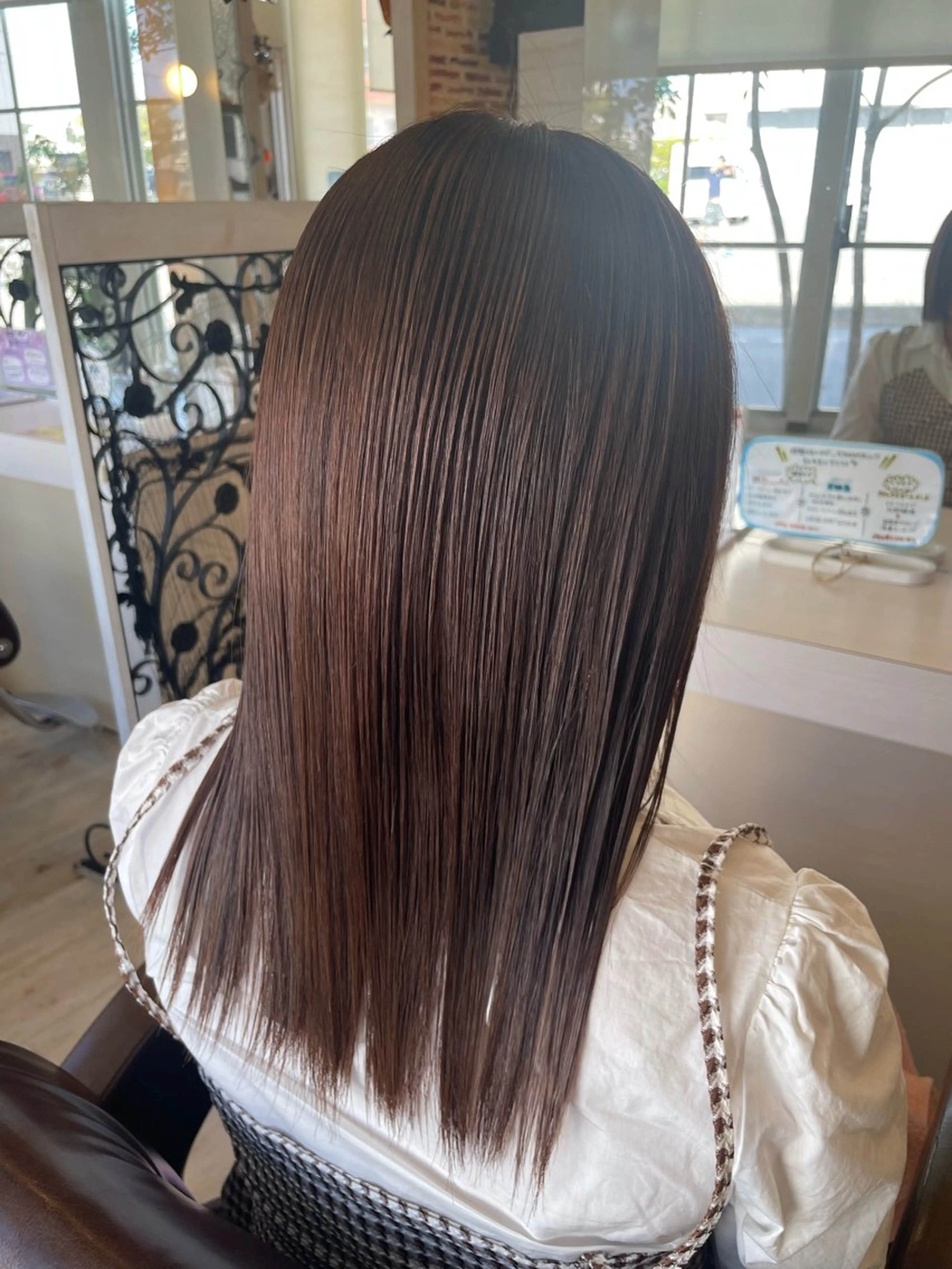 ロング カラー ブラウンカラー Cr'ene by MARIE所属・MEI /Cre'neのヘアスタイル