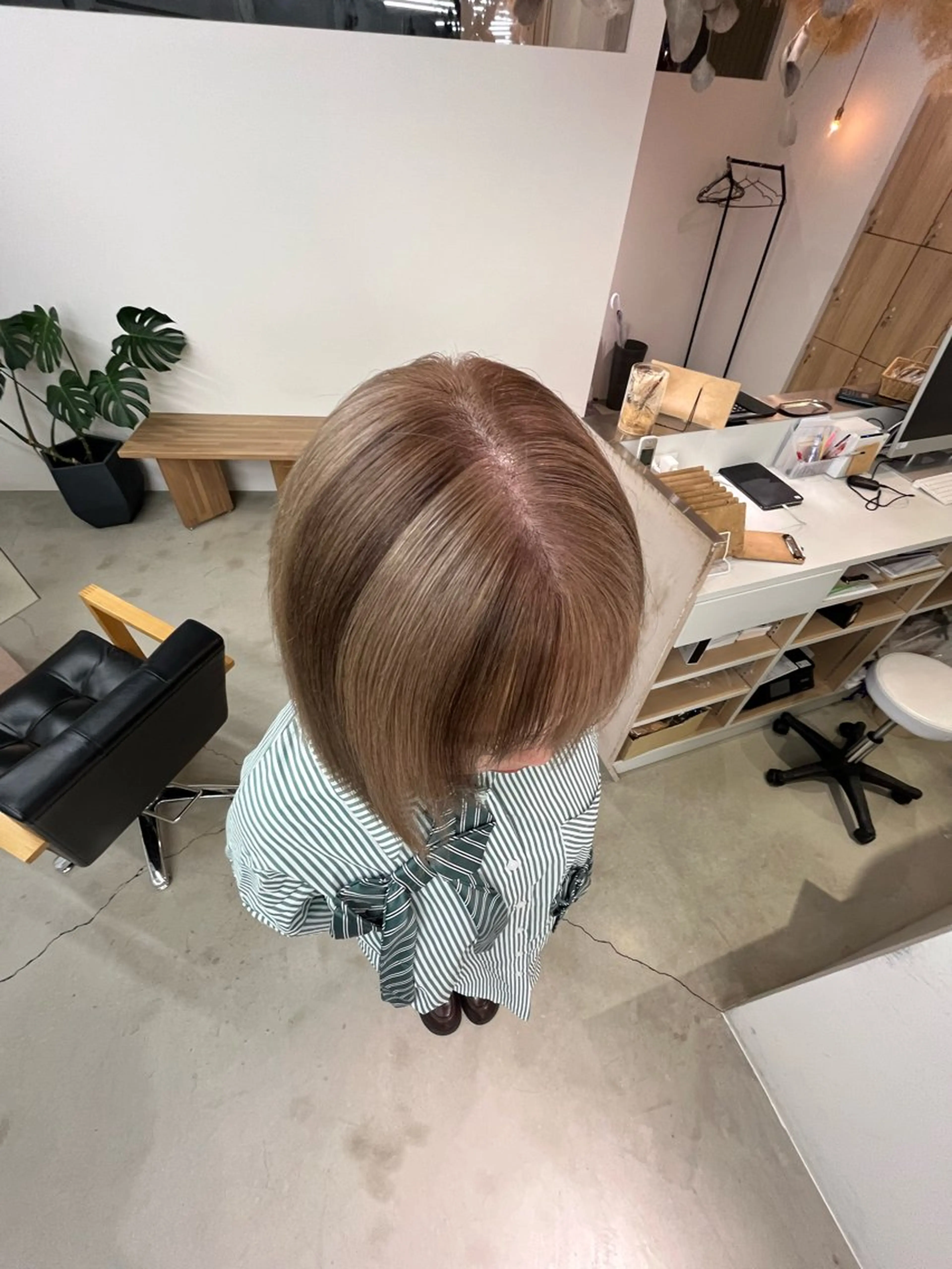 ミディアム vince gio所属・小田 輝太郎/ブリーチのヘアスタイル