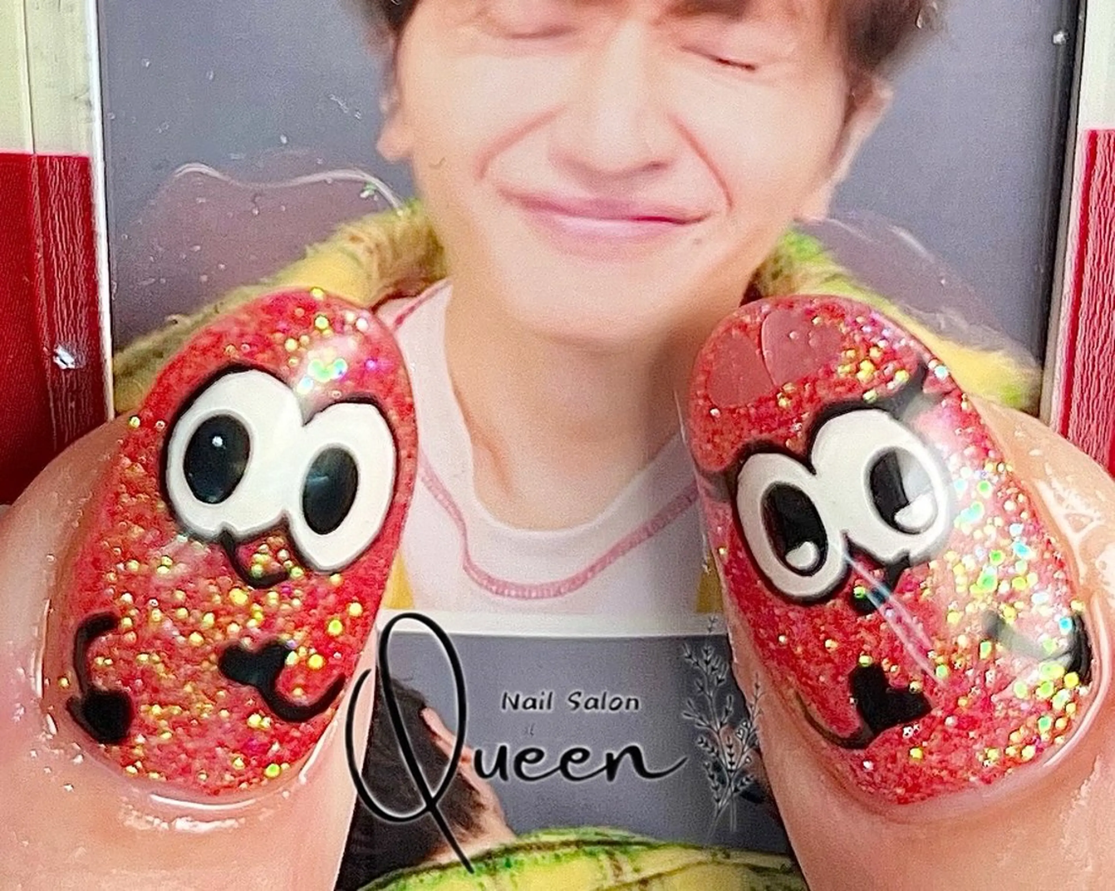 ネイル ハンドネイル Queen nail 北堀江 ASUKAのネイルデザイン