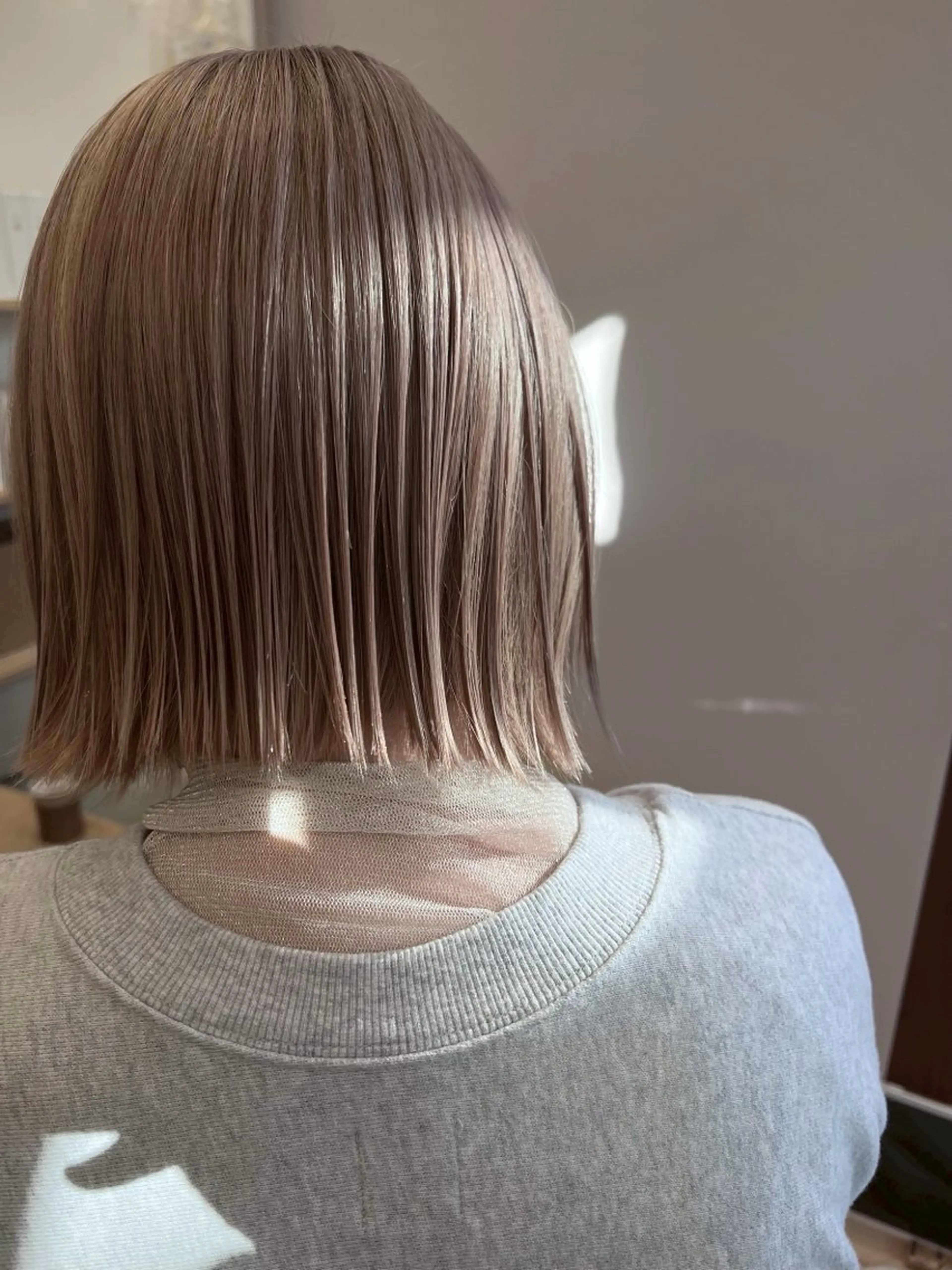 【ブリーチカラー🌻】リタッチ（5cm以下）+ベージュカラー🪐の写真