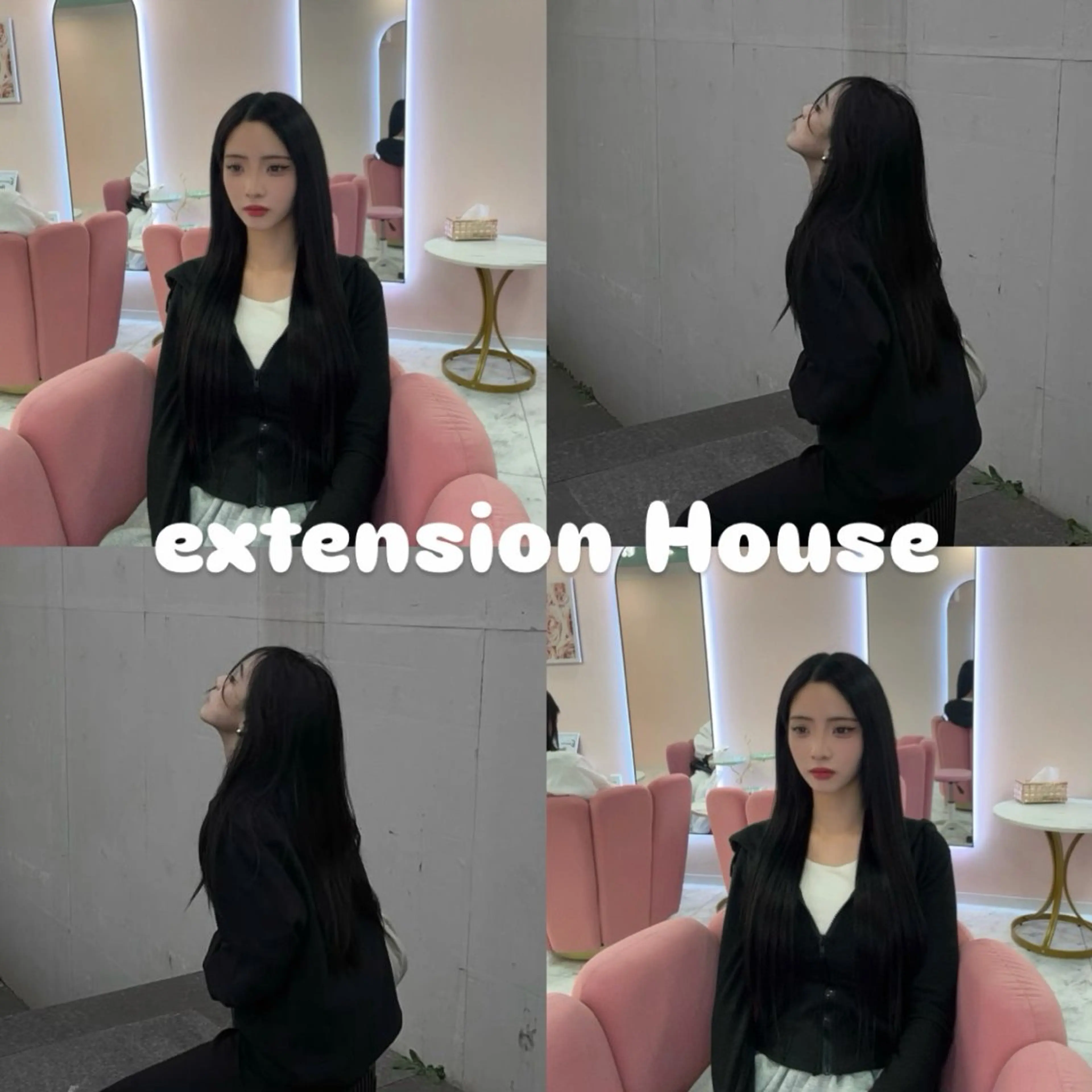 ロング カット エクステ シールエクステの女神 🍑Momo🍑のヘアスタイル