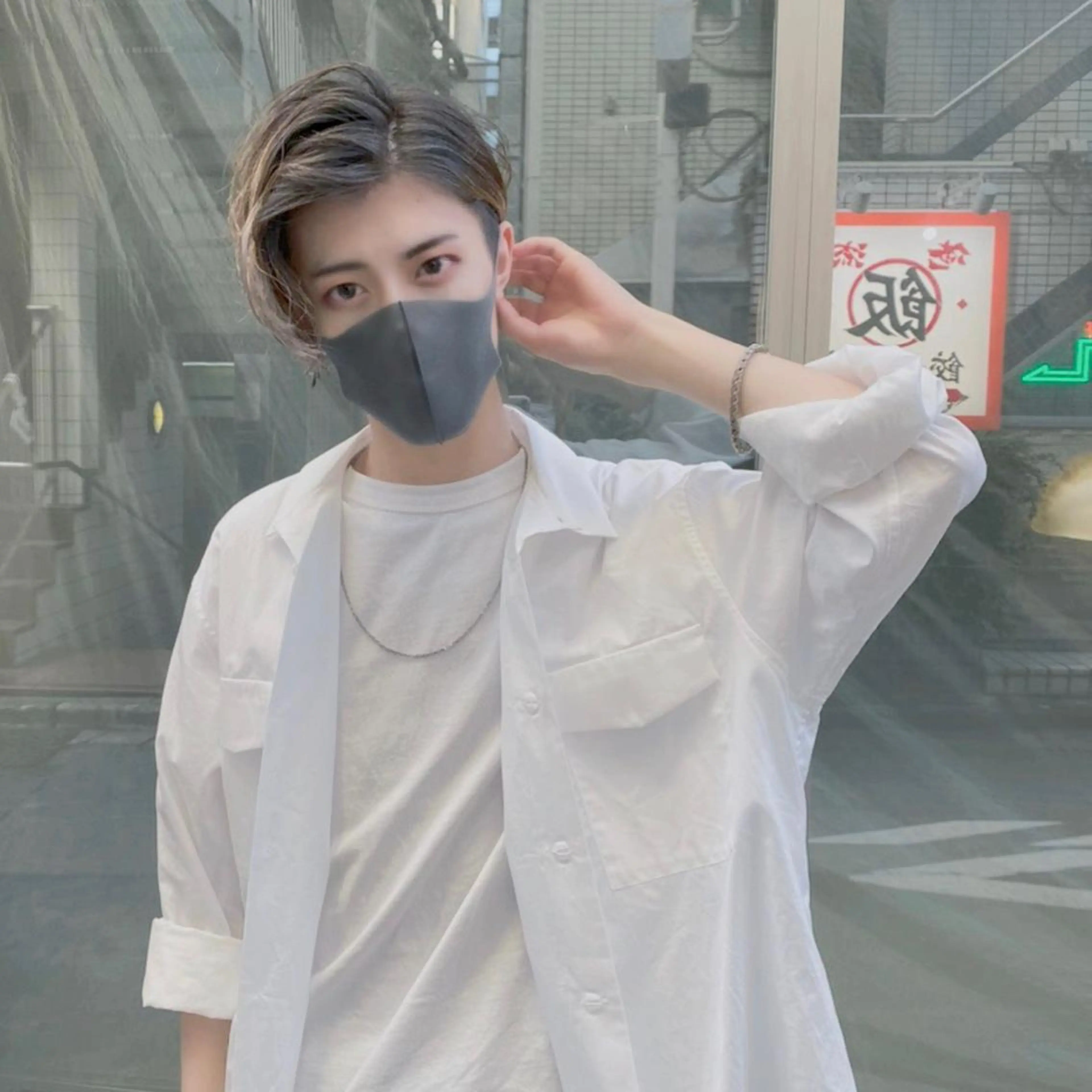 ショート メンズ カット ヘッドスパ ヘアセット ブリーチ特化/レイヤ ーカット🥀マサルのヘアスタイル