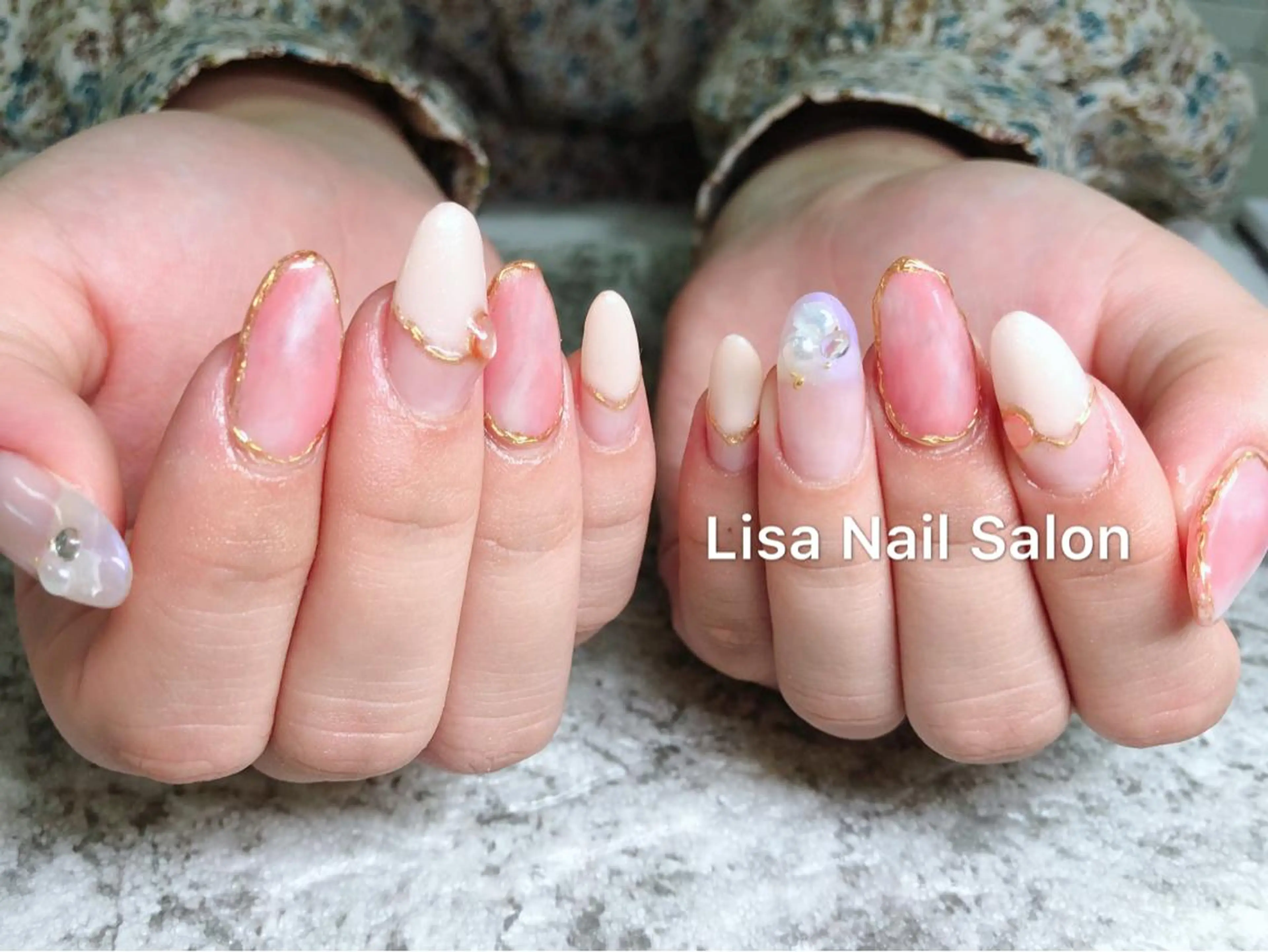 ネイル スカルプネイル 🎀 RI🎀のネイルデザイン