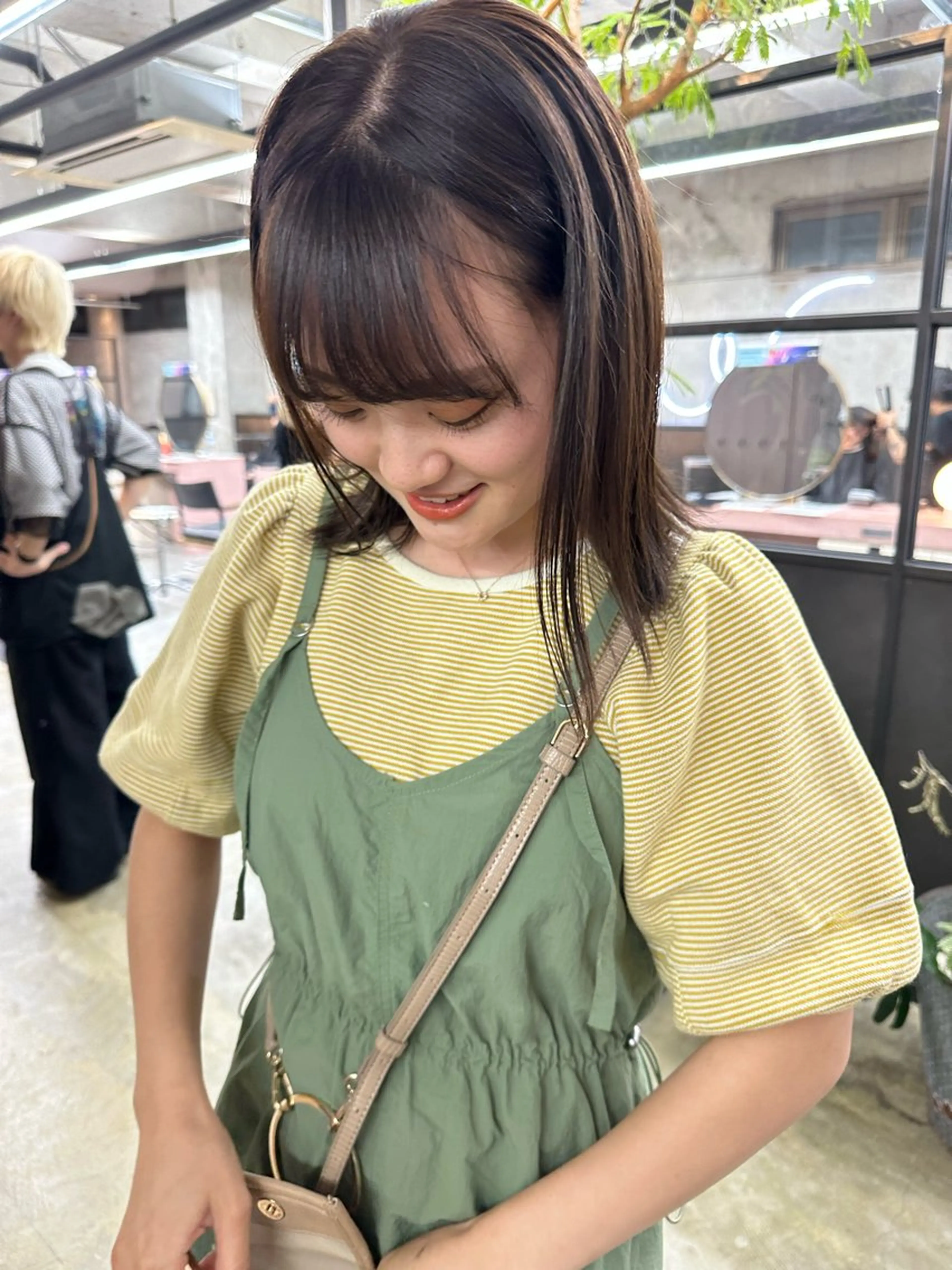 ミディアム カラー myu 🐈⬛のヘアスタイル