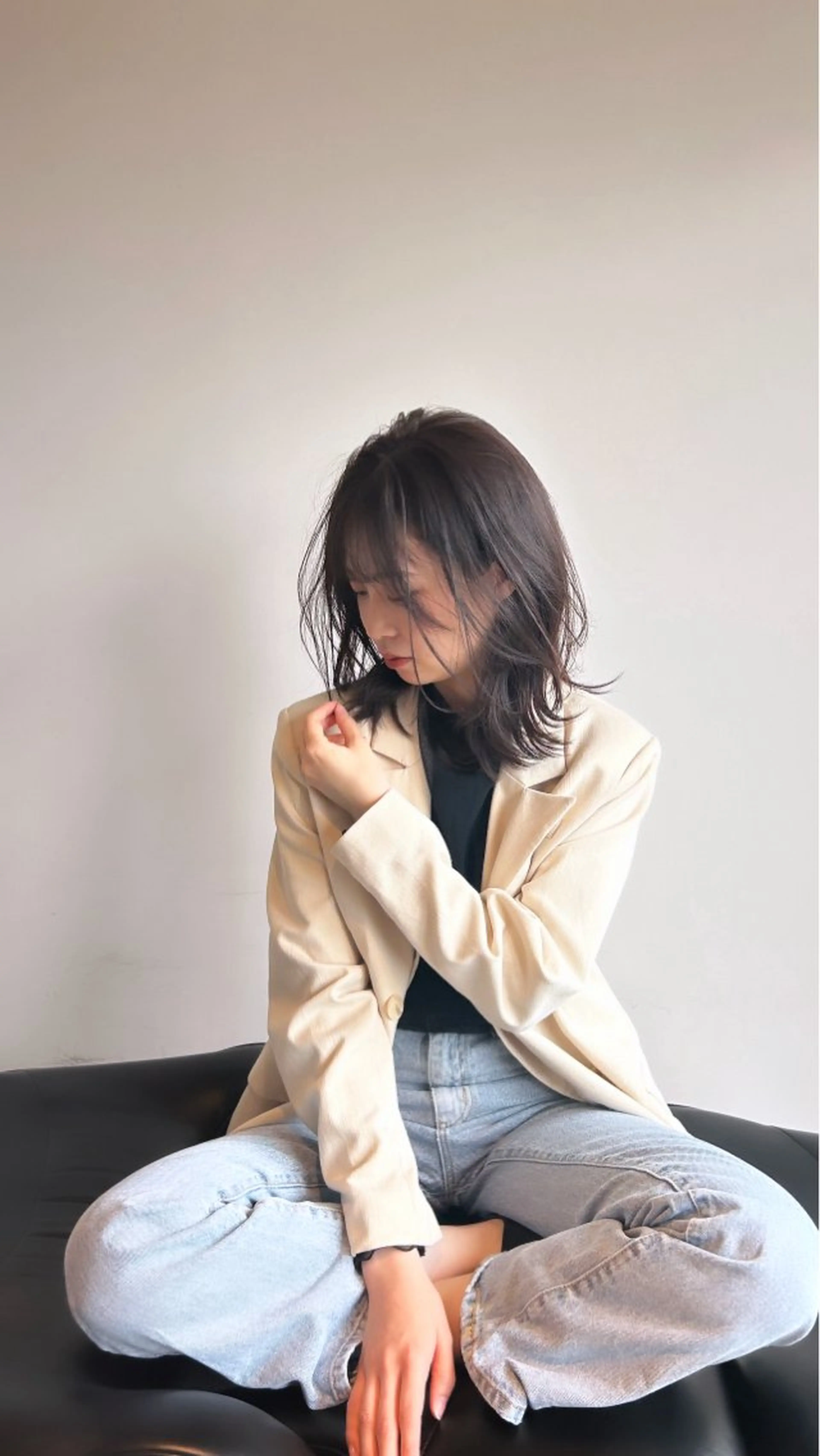 ミディアム カラー SOYON 名駅2号店所属・髪質改善カラー🦋 レイヤー/ナカネのヘアスタイル