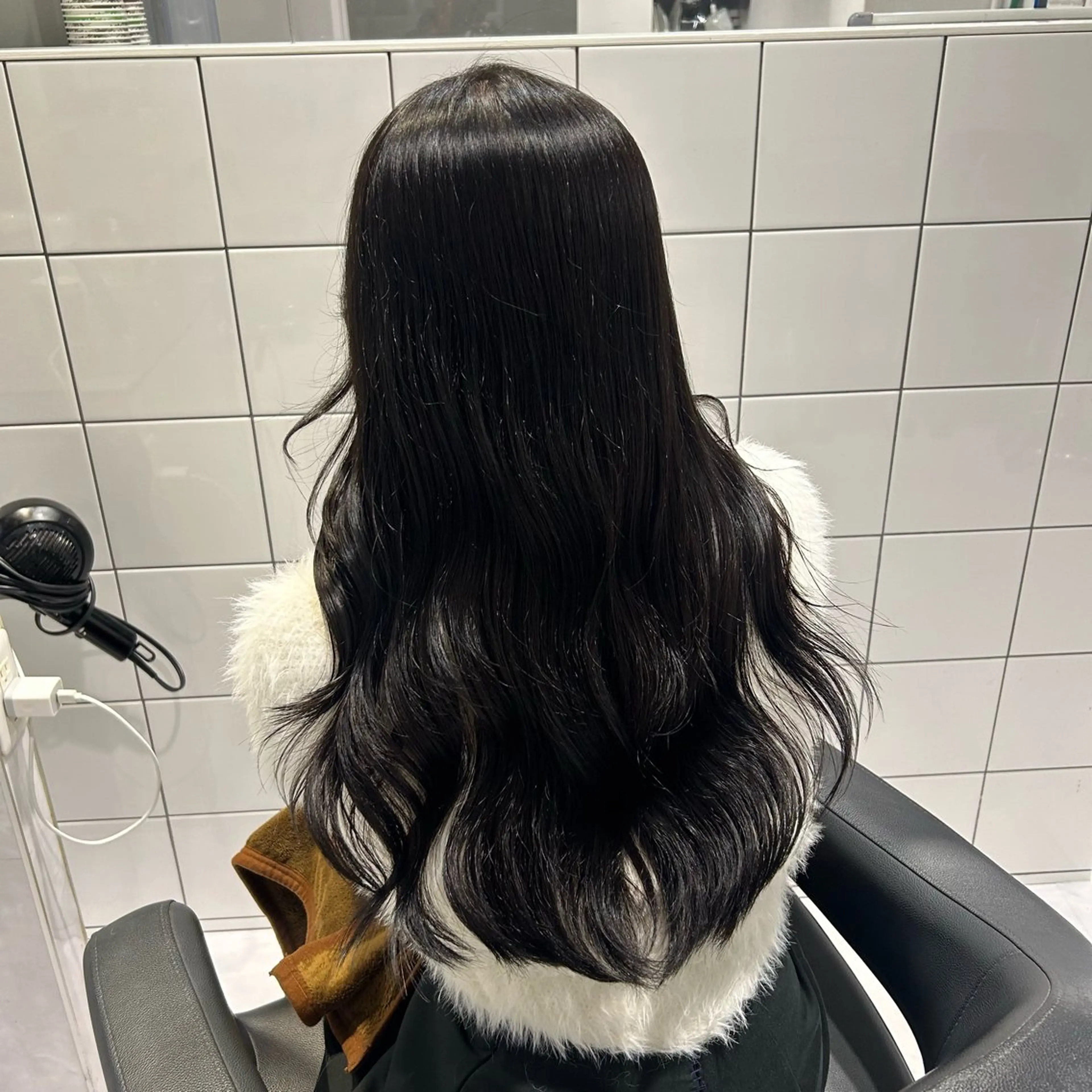 ロング カラー ヘアカラー トリートメント 表参道/透明感カラー /暗髪/ジュキヤのヘアスタイル