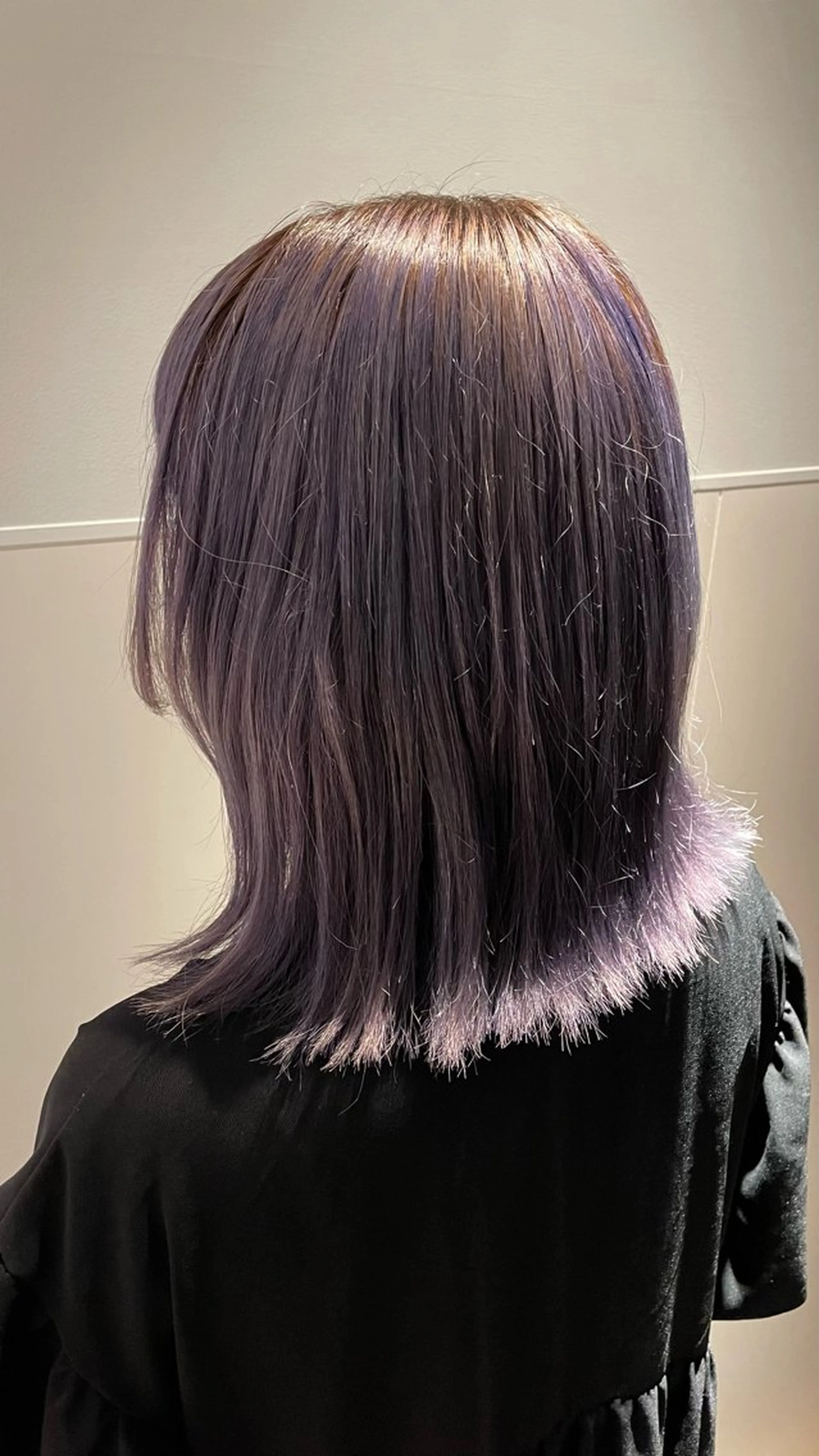 ミディアム カラー shoko/ 海外ガール風パーマのヘアスタイル