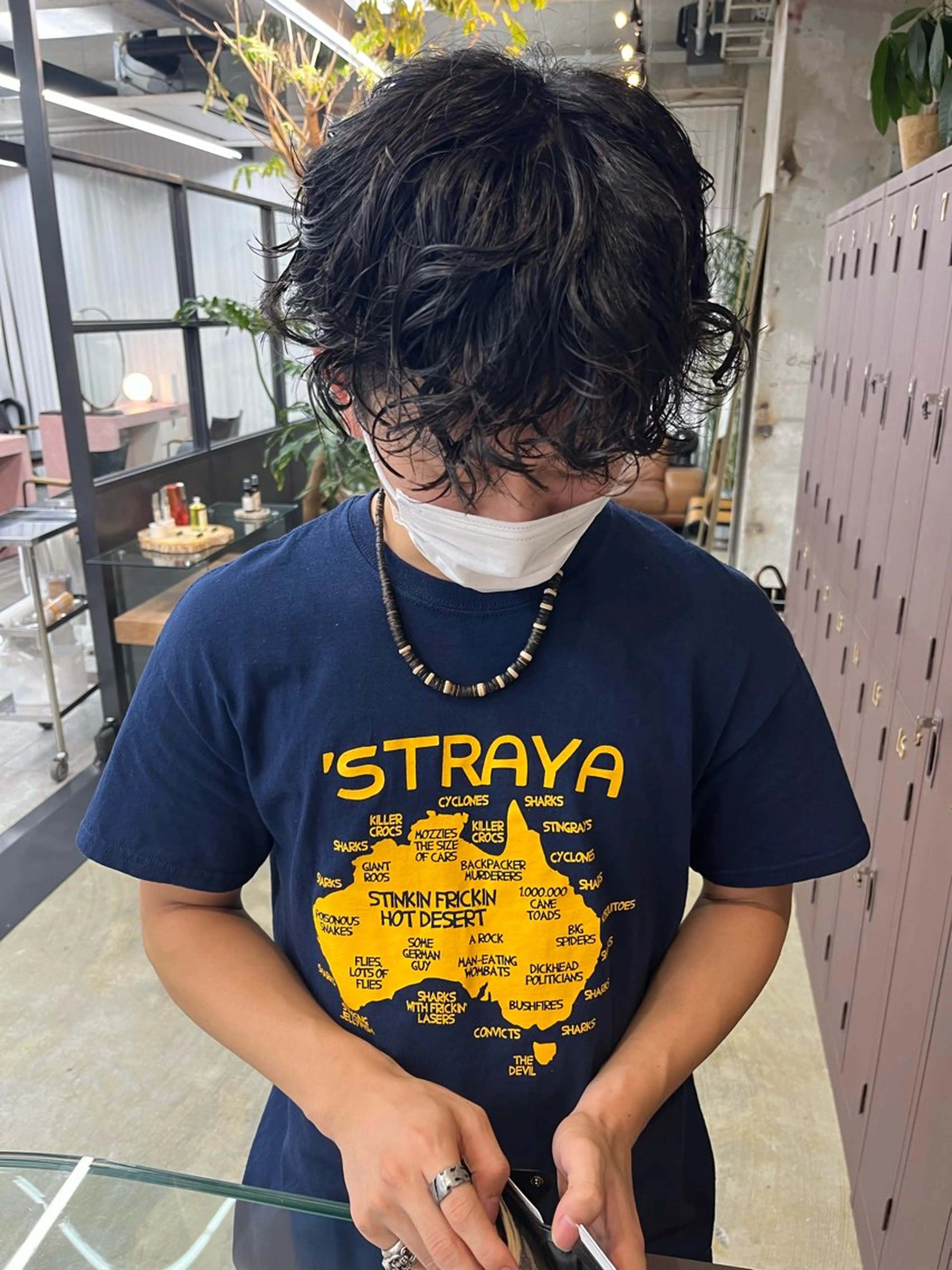 ショート パーマ ナガノリノ /ボブ/ ベージュ/暖色のヘアスタイル