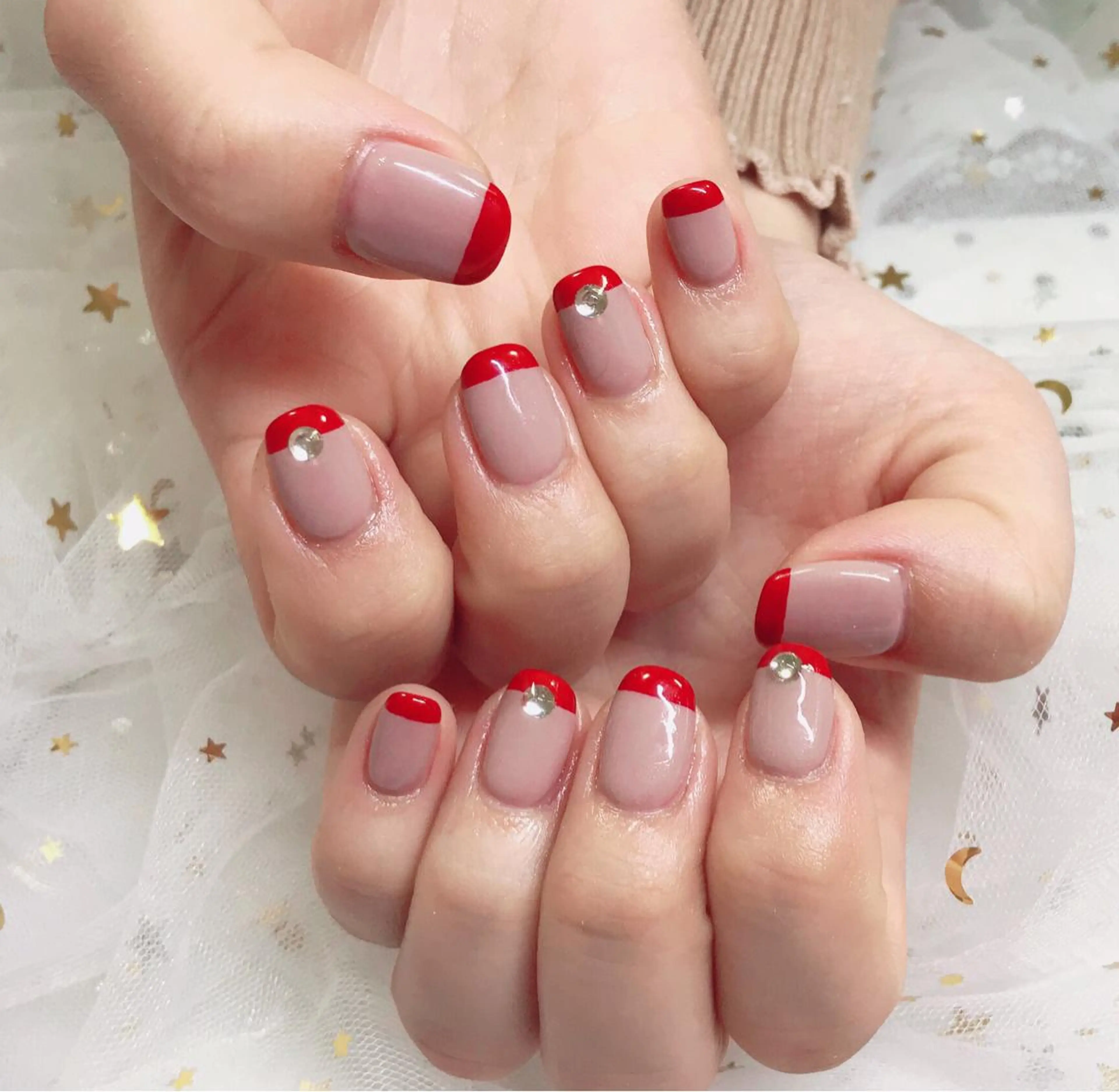 カラー ネイル Q Free nailsのネイルデザイン