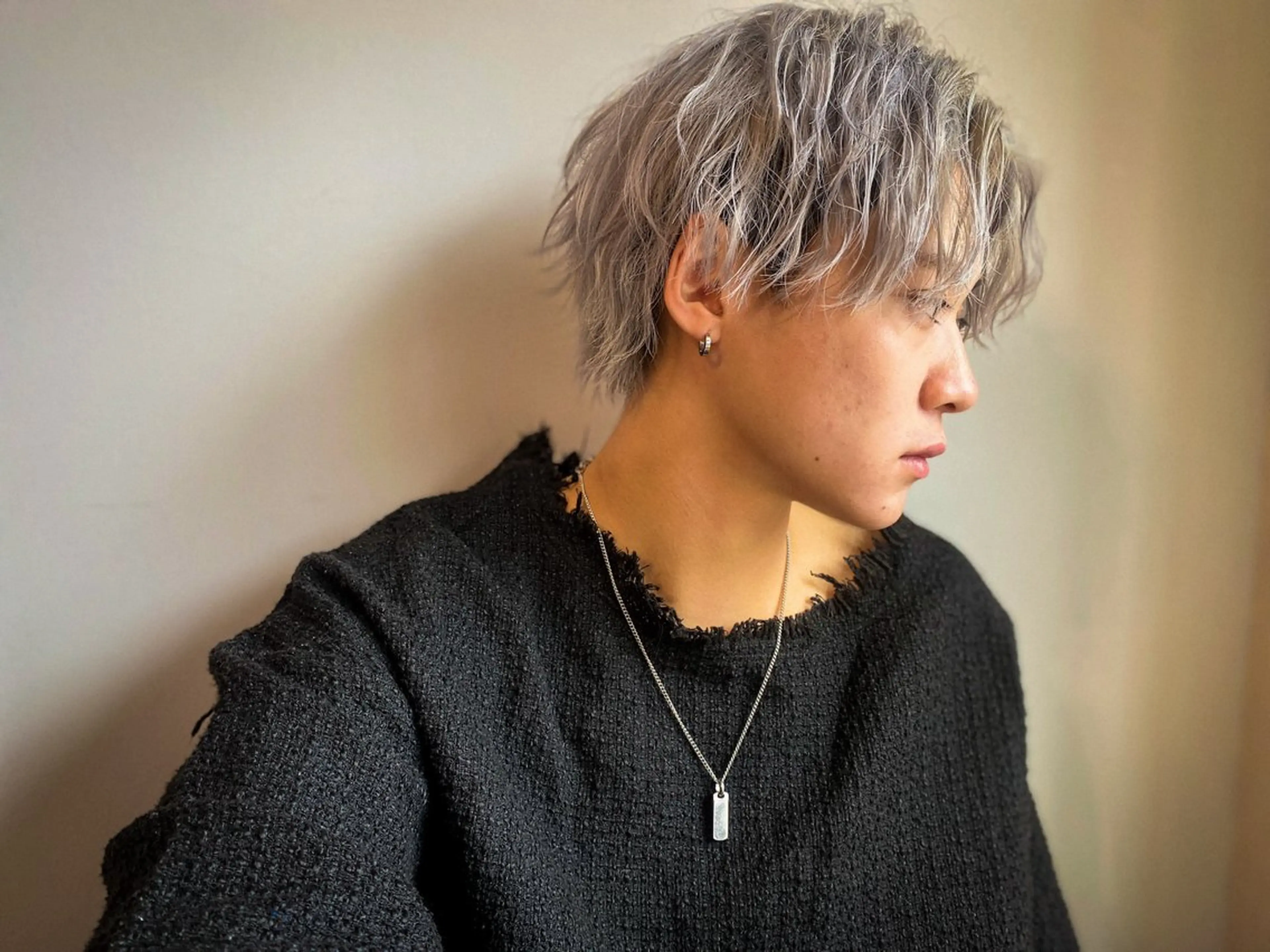 ミディアム カラー メンズ カット ヘアカラー Luana 【公式】 / メンズのヘアスタイル